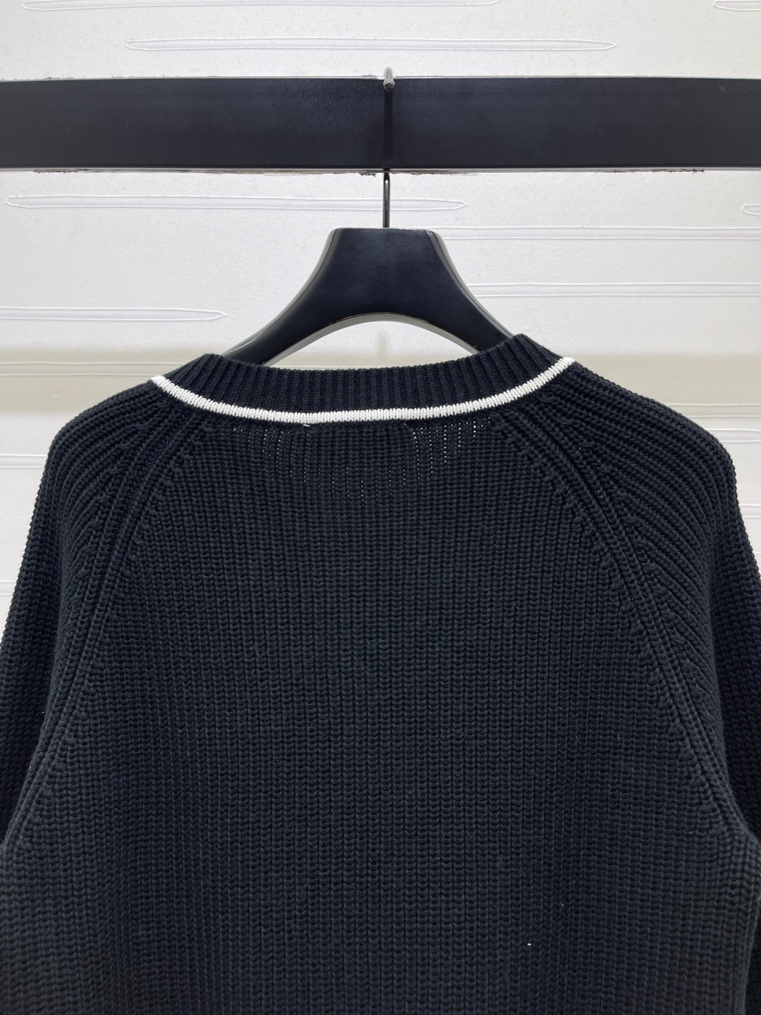 Chanel 26s Contrast Trim Knit Cardigan 439876