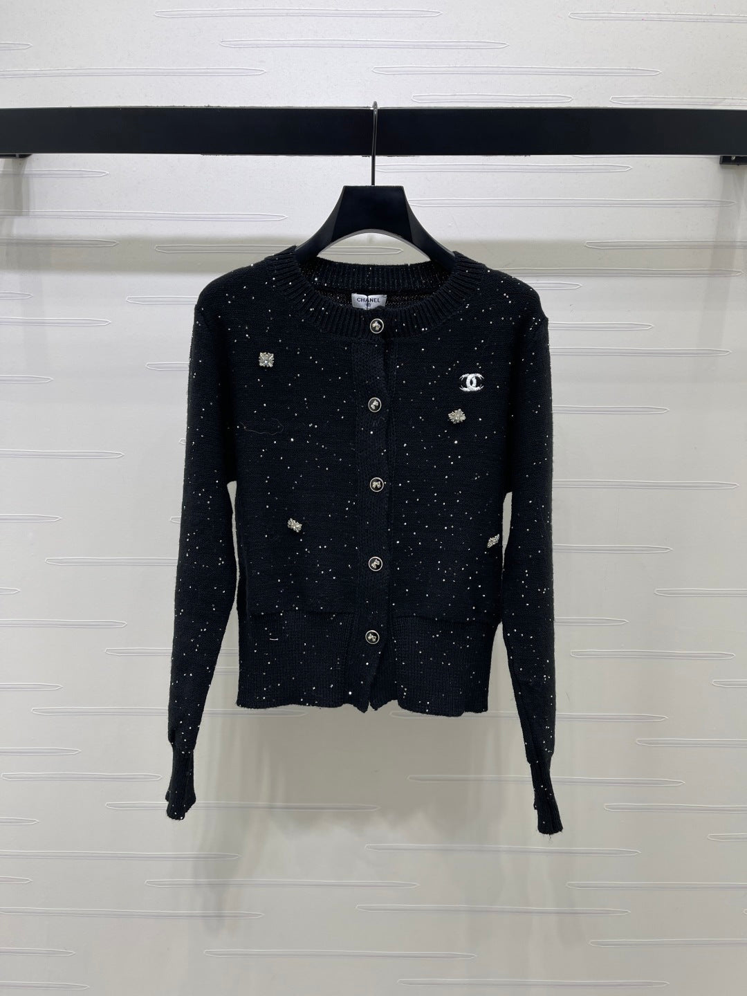 Chanel 26s Sequined Embellished Cardigan 439881