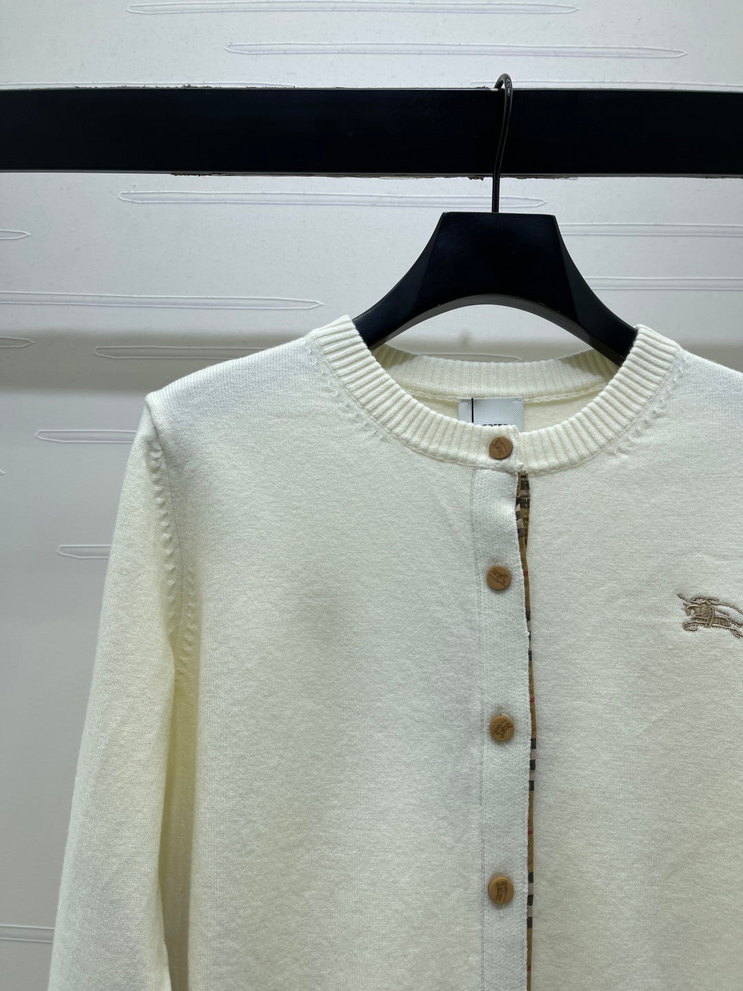 BRR 26s Cardigan Wool White Knit 439811