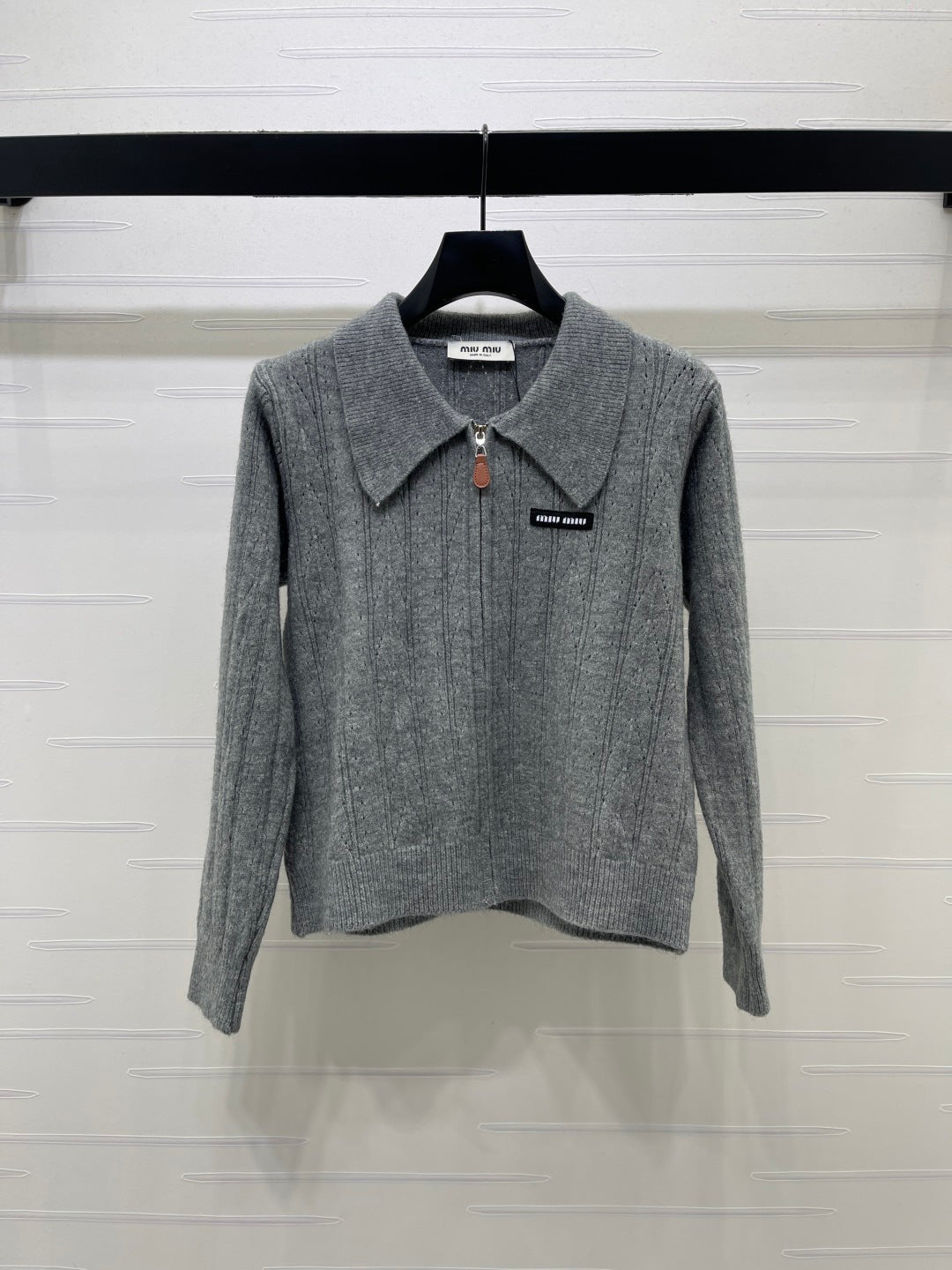 Miu Miu 26s Ribbed Wool Cashmere Cardigan Set 439918