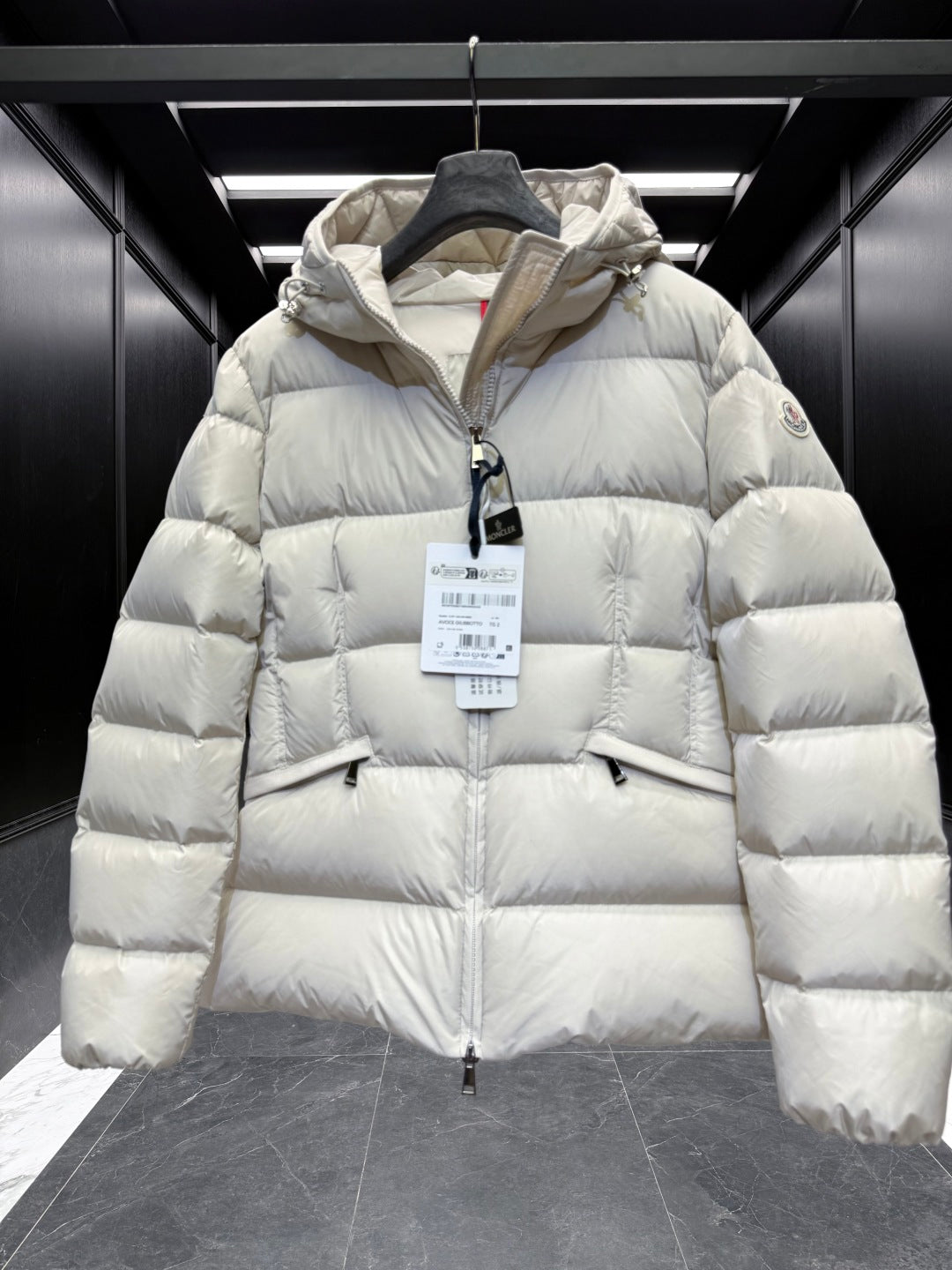 MC 25 Down Jacket White Polyester 0020