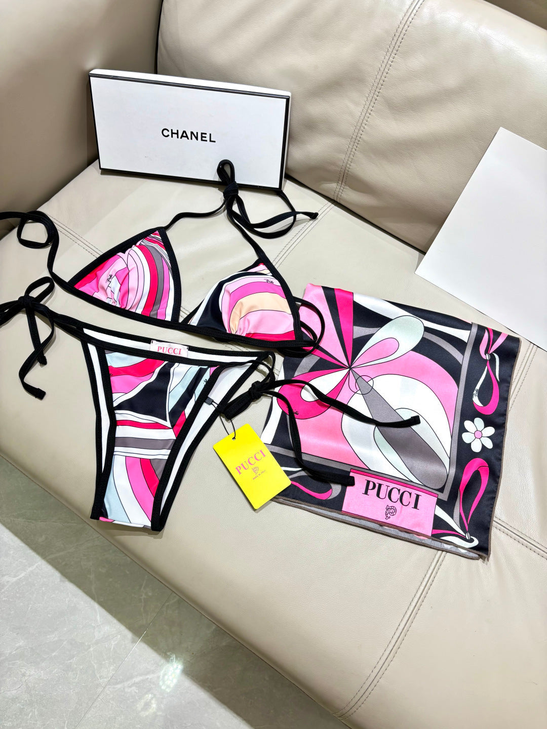 Pucci Three-Piece Bikini 339065