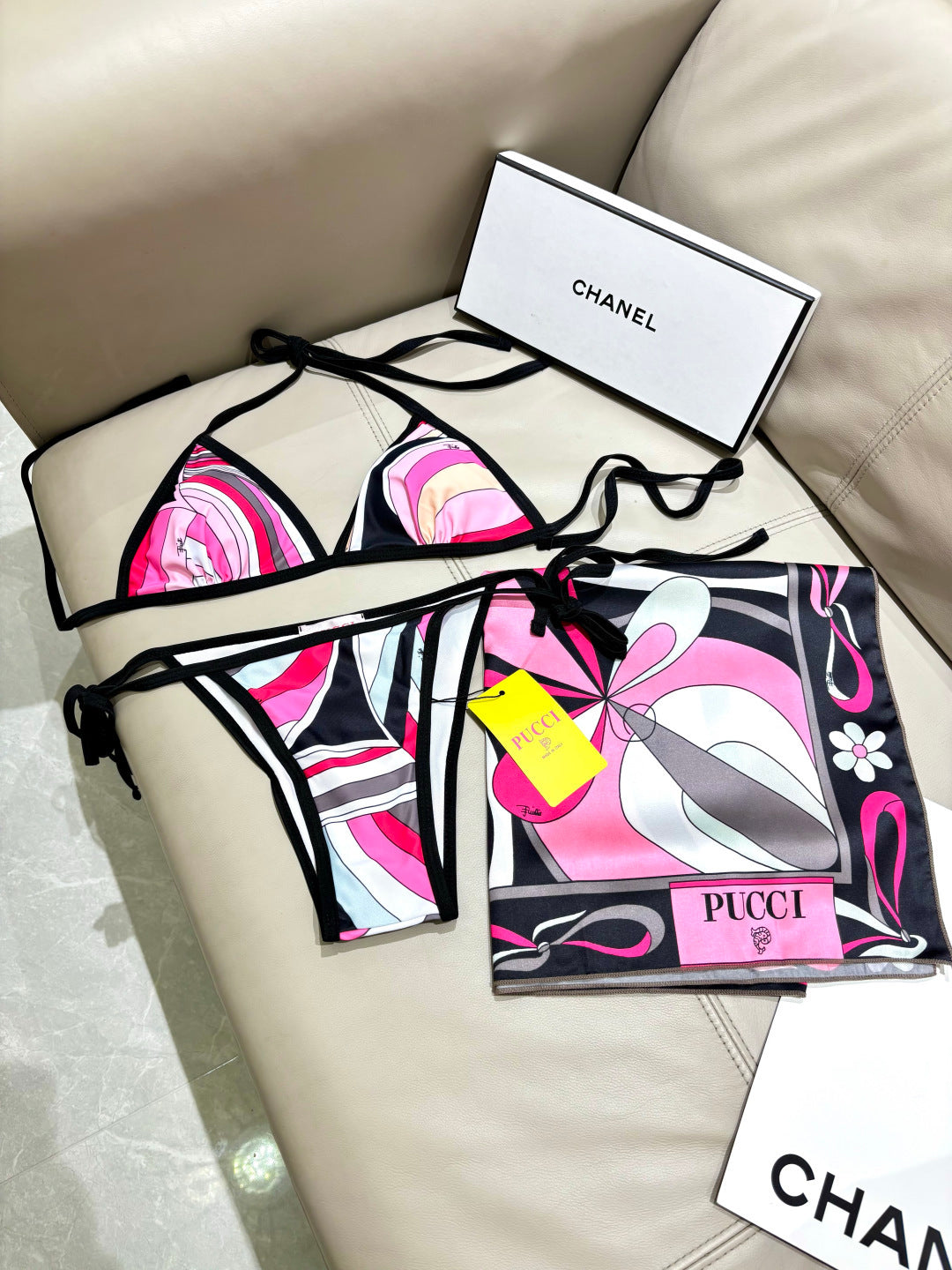 Pucci Three-Piece Bikini 339065