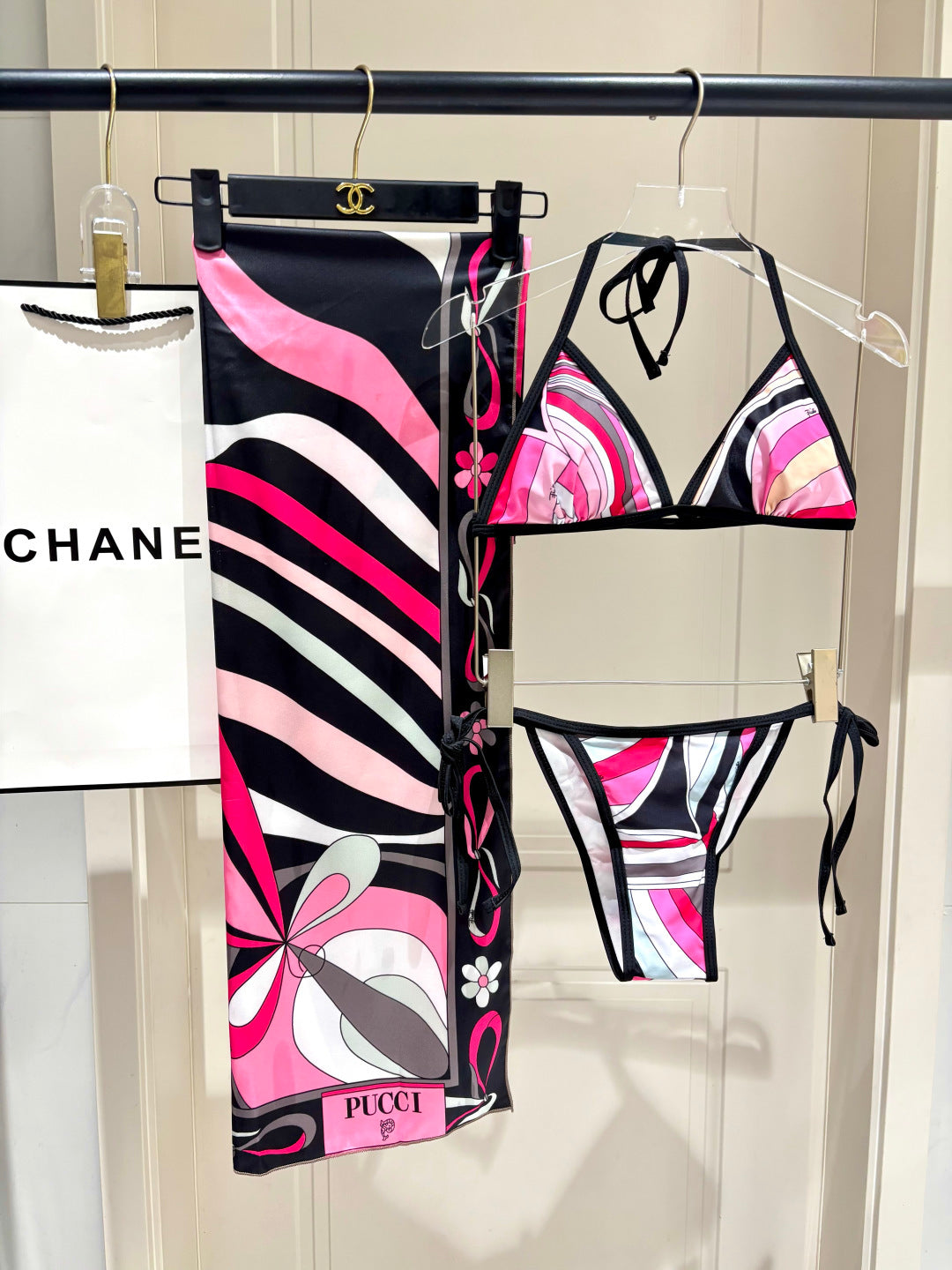 Pucci Three-Piece Bikini 339065