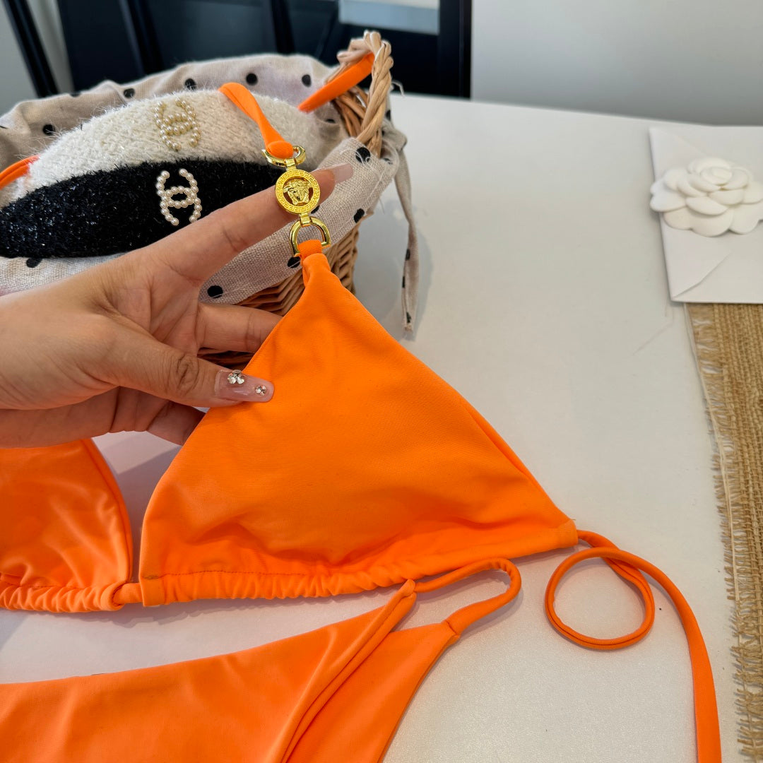 Versace Two-Piece Bikini Orange 203035
