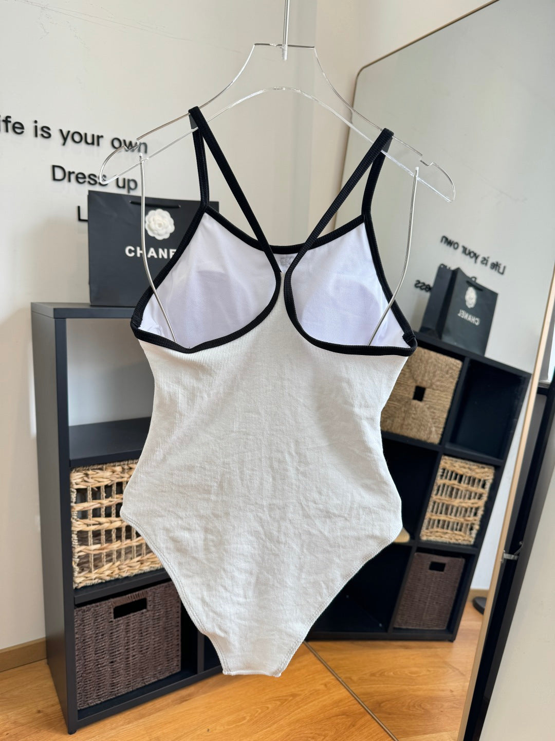 CC 26s One-Piece Bikini White 201807