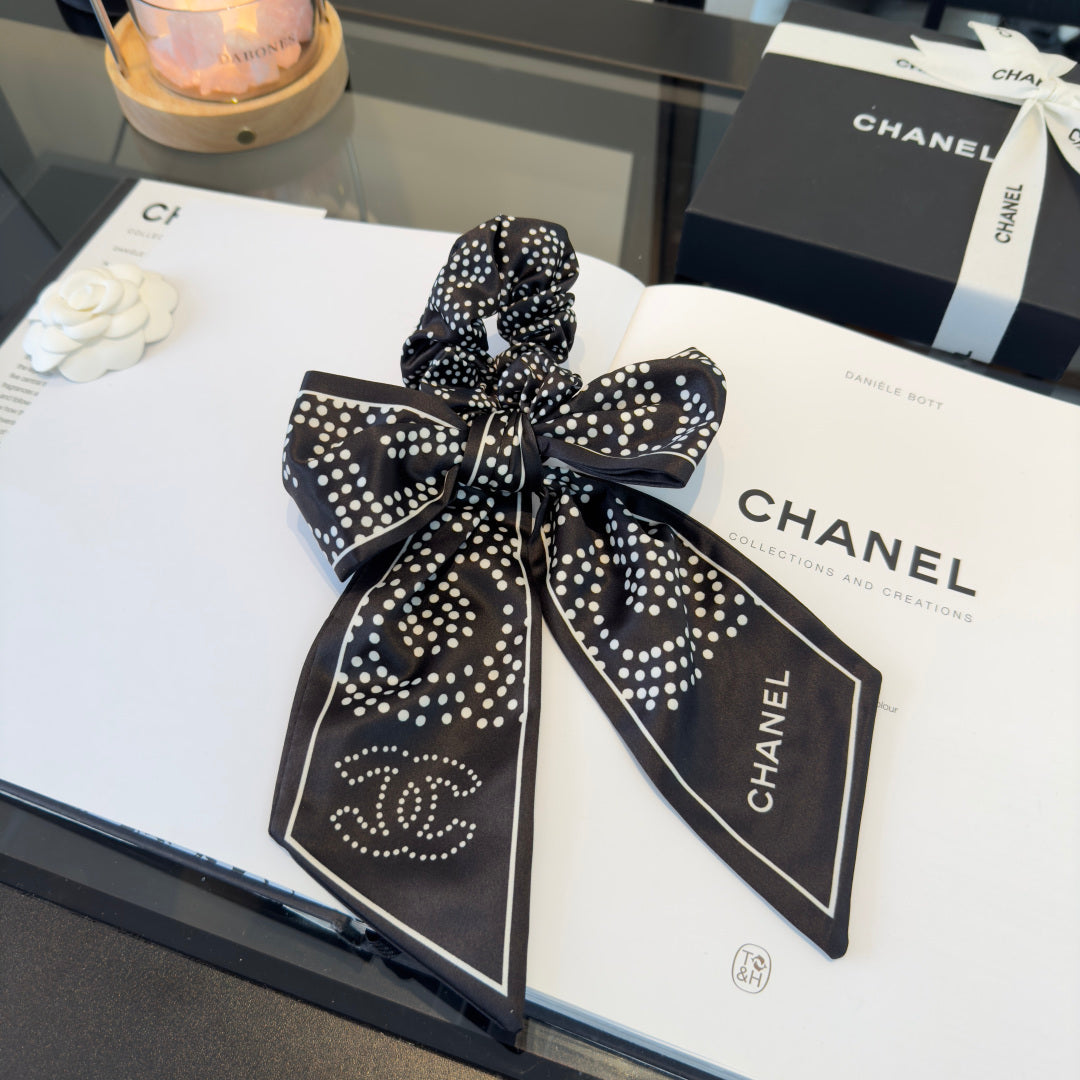 CC 26s Black Bow Scrunchie 275565