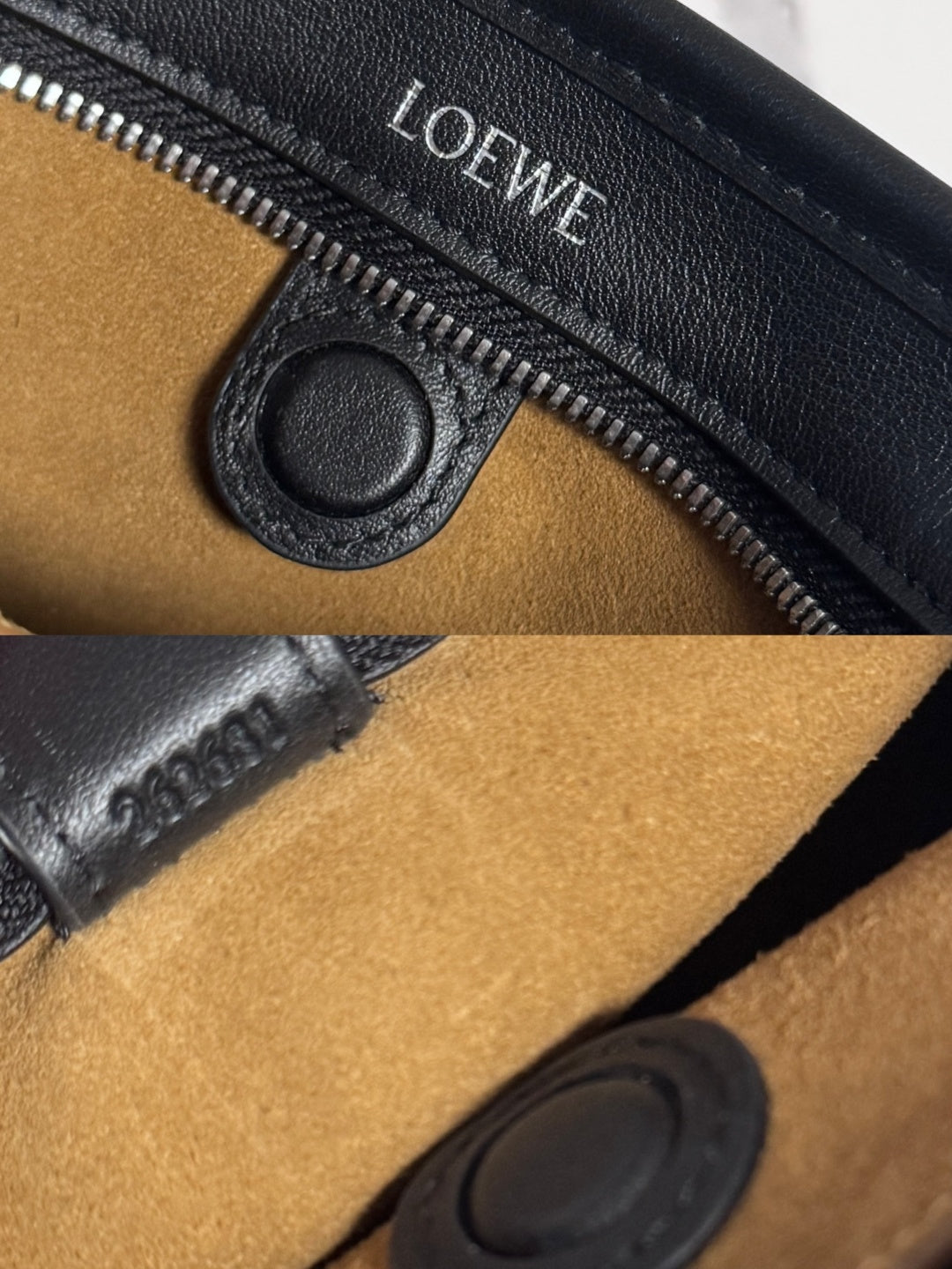 Loewe 2026 Amazona 180 Bag 20cm Black Soft Calfskin 289377