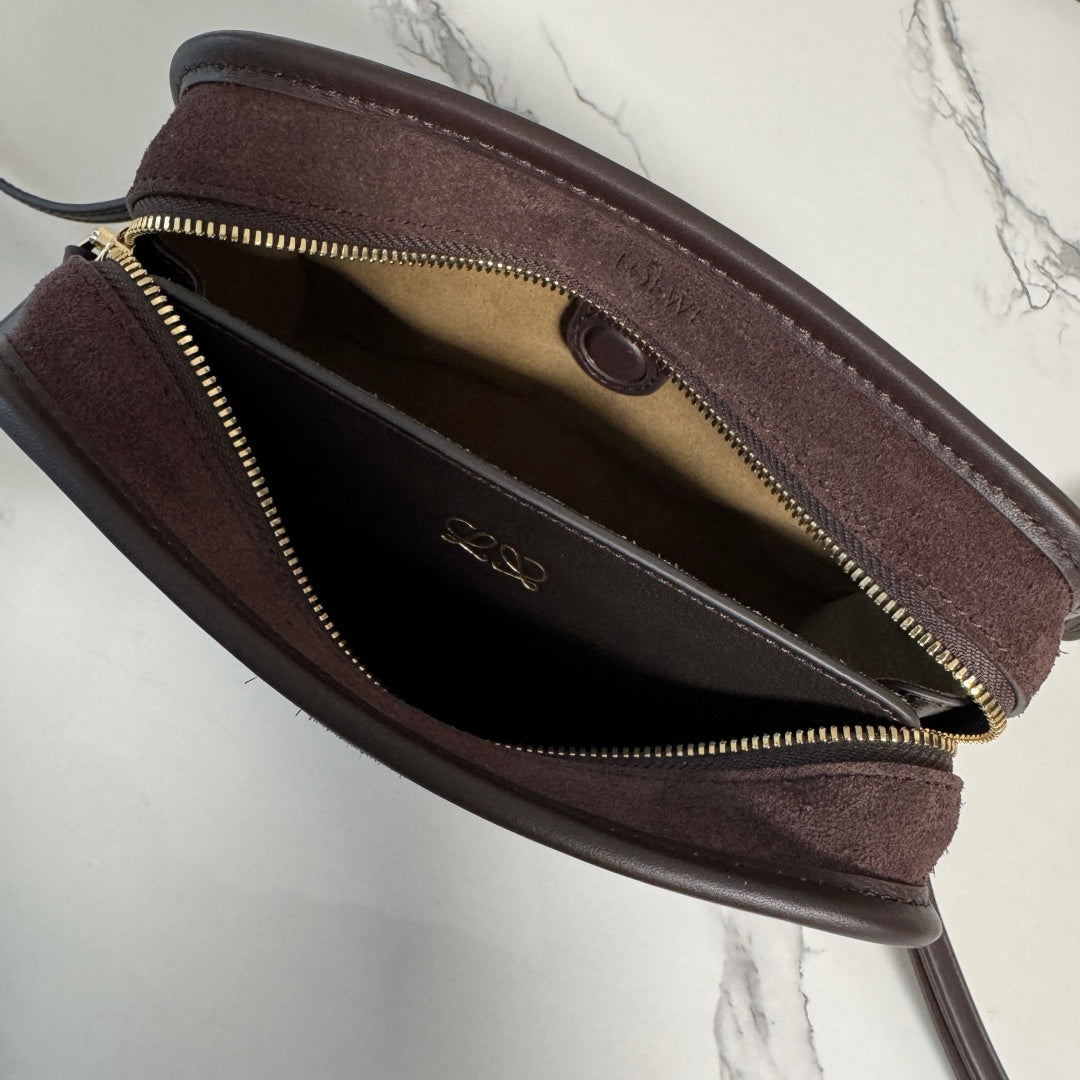 Loewe 2026 Amazona 180 Bag 20cm Brown Soft Calfskin 289375