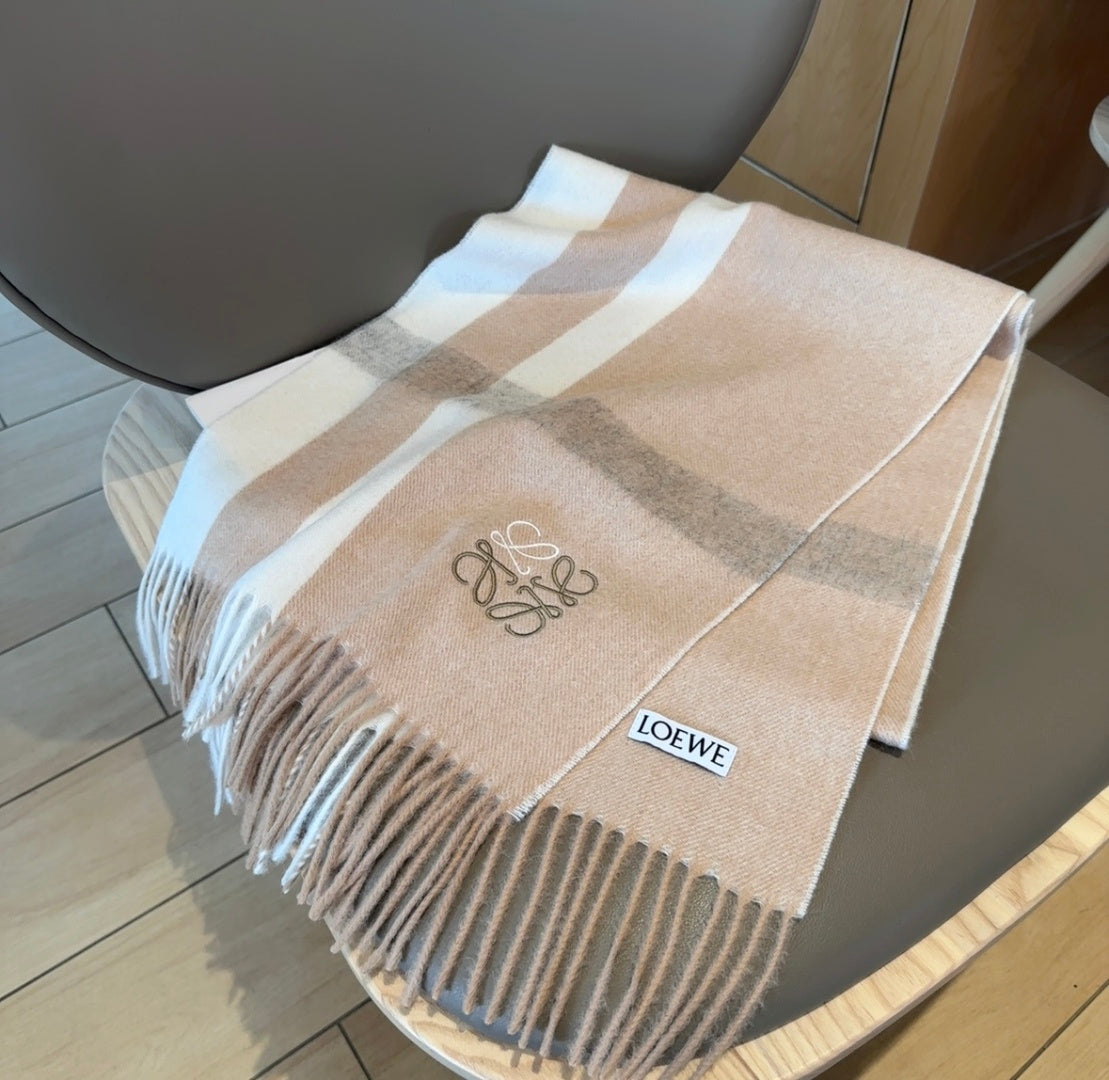 Loewe Scarf 180CM Beige Cashmere 969481
