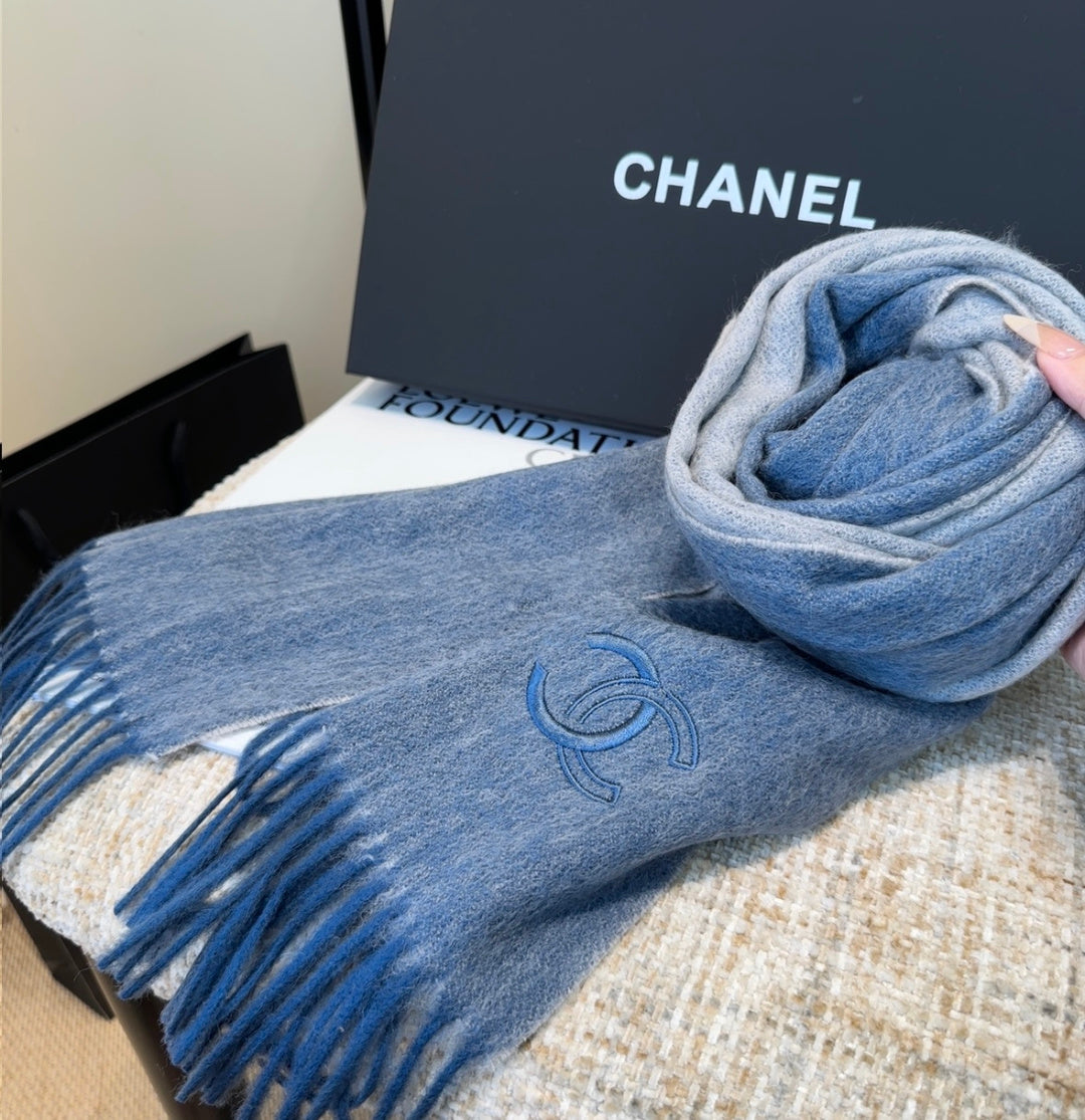 CC Scarf 35*180cm Light Blue Cashmere 207633