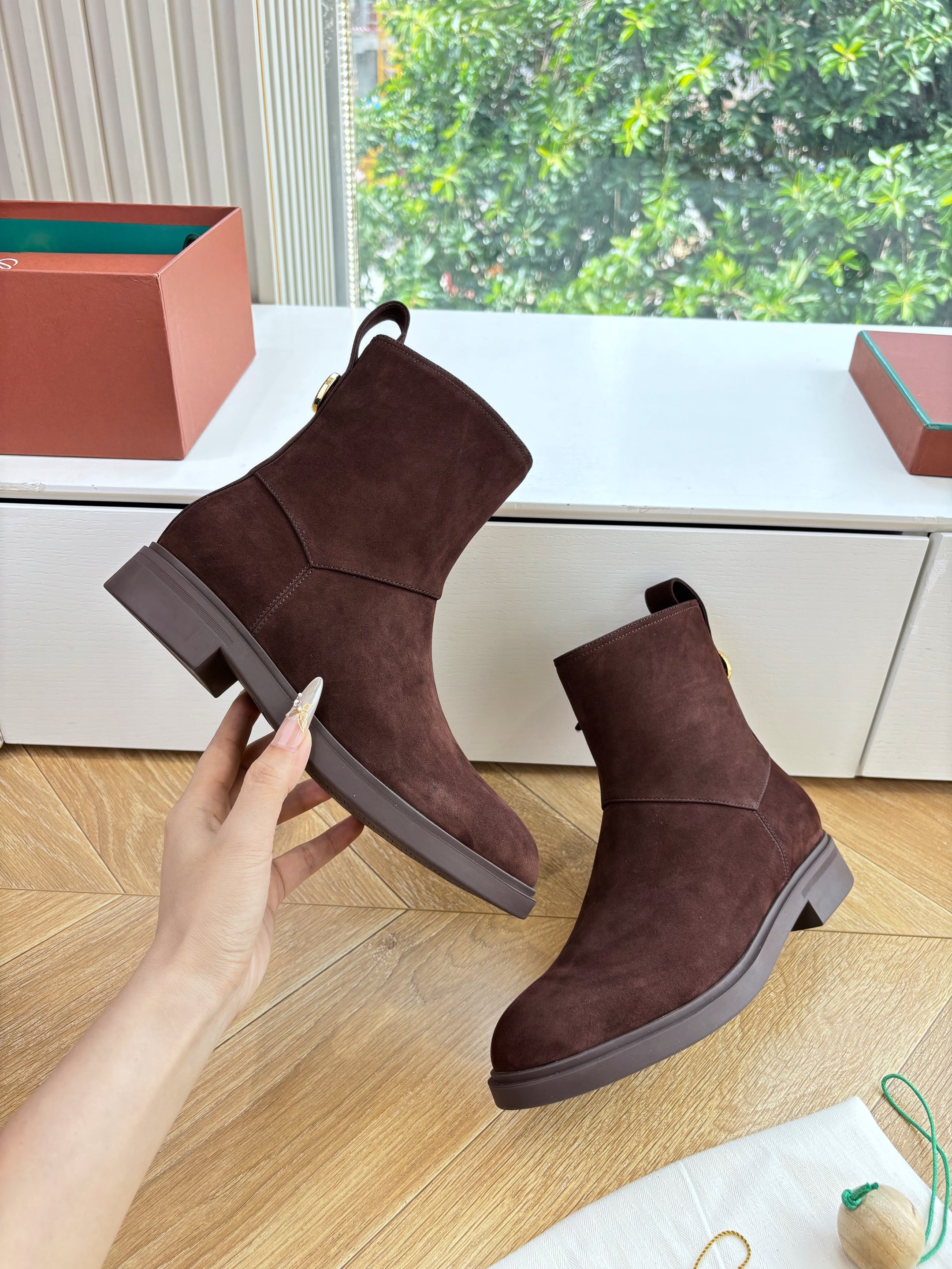 LP Kilda Ankle  Boots Brown Suede 507411
