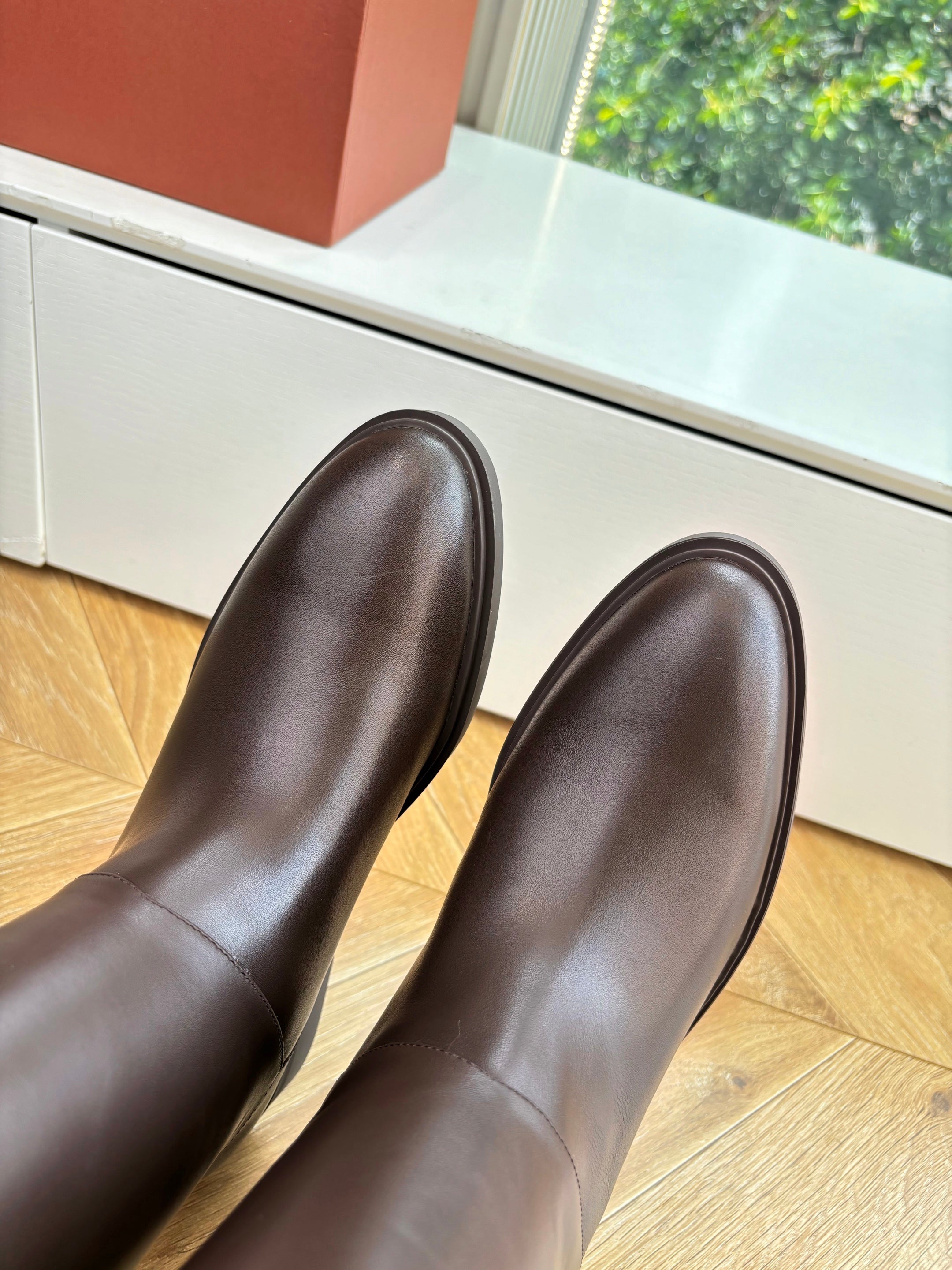 LP Kilda Knee-High Boots Brown Leather 507417