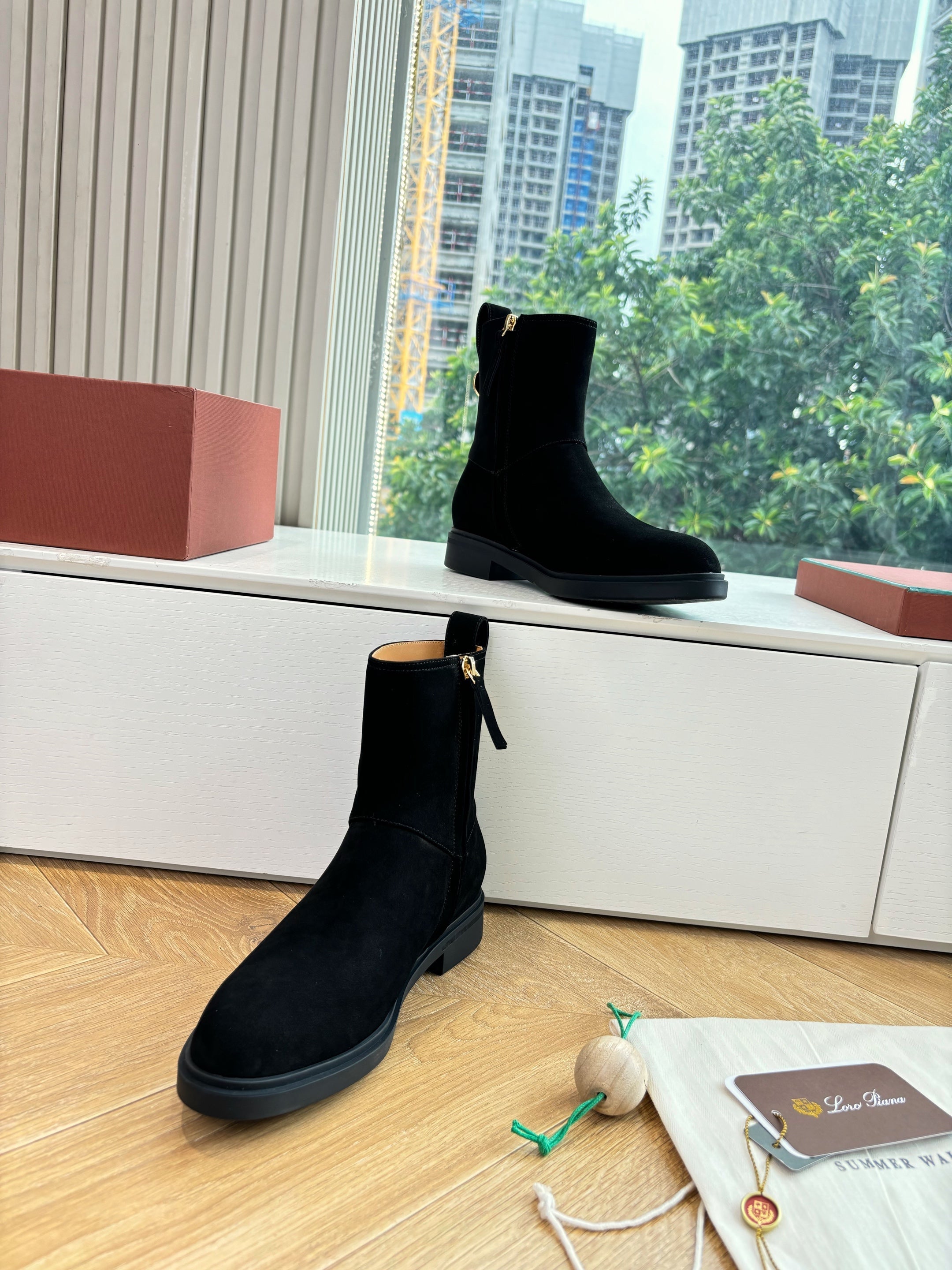 LP Kilda Ankle  Boots Black Suede 507412