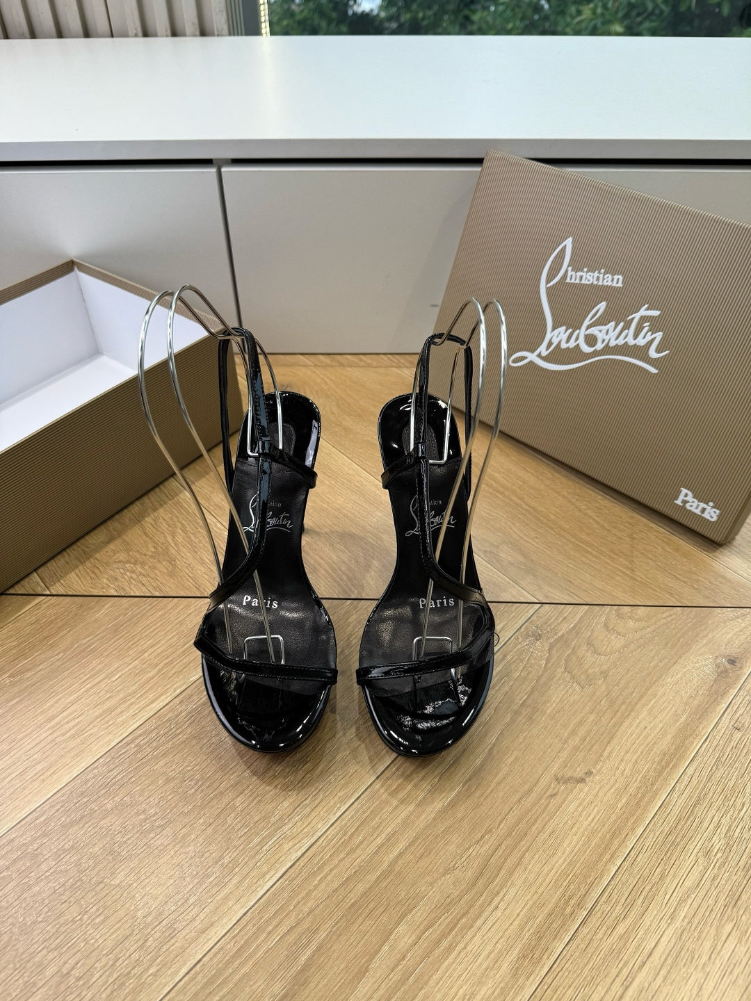 CL 26s Rosalie Alta 15cm Sandal Black Leather 932669
