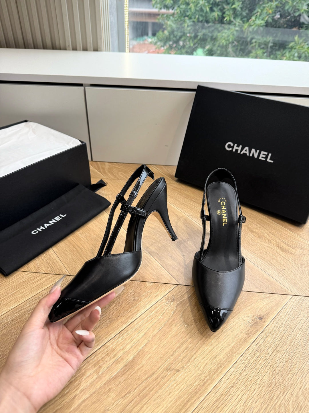 CC 26s Boutique Slingback Black Patent Leather 933116