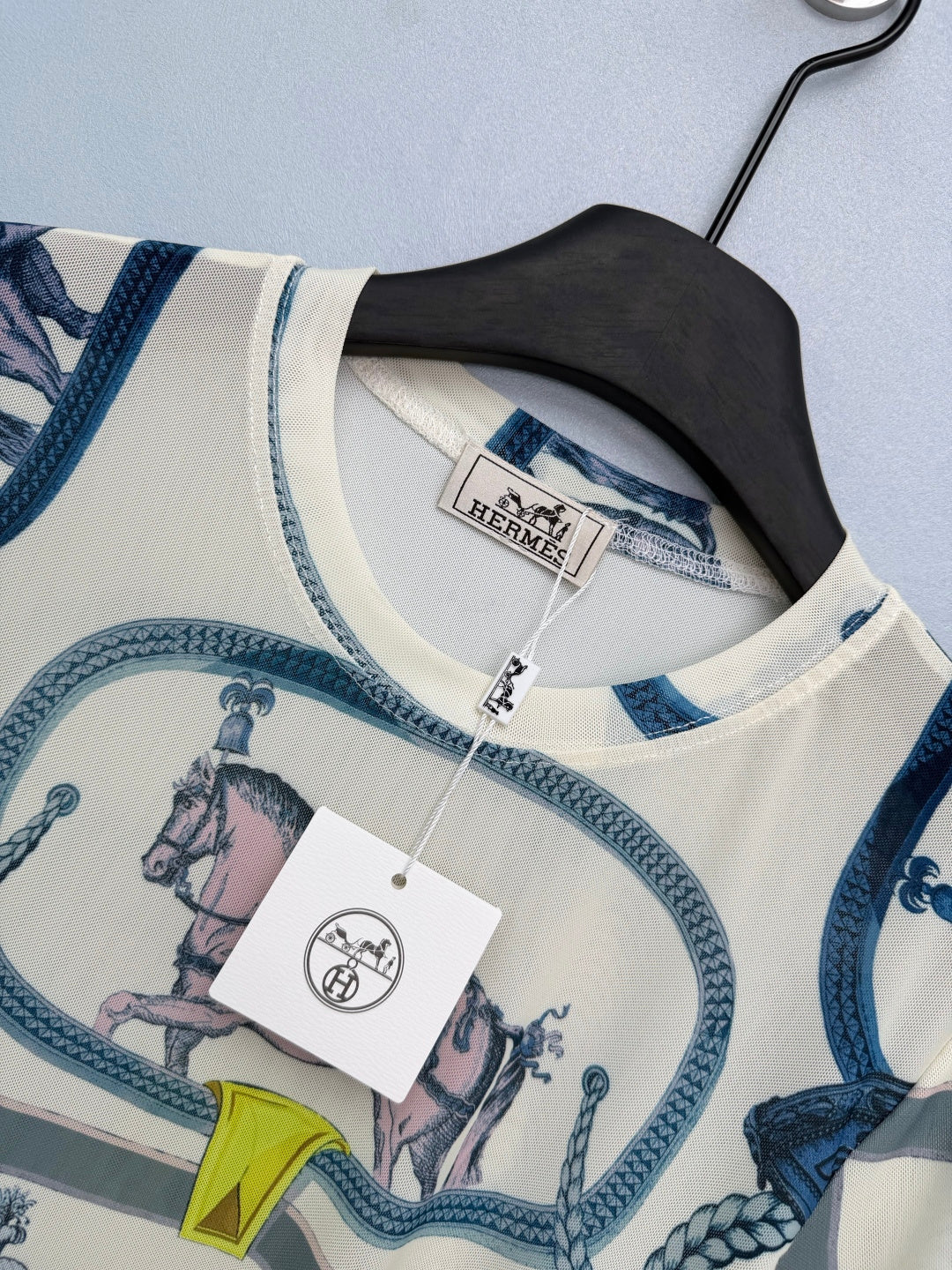 HM 26s T-Shirt Blue Colorful Mesh 367050