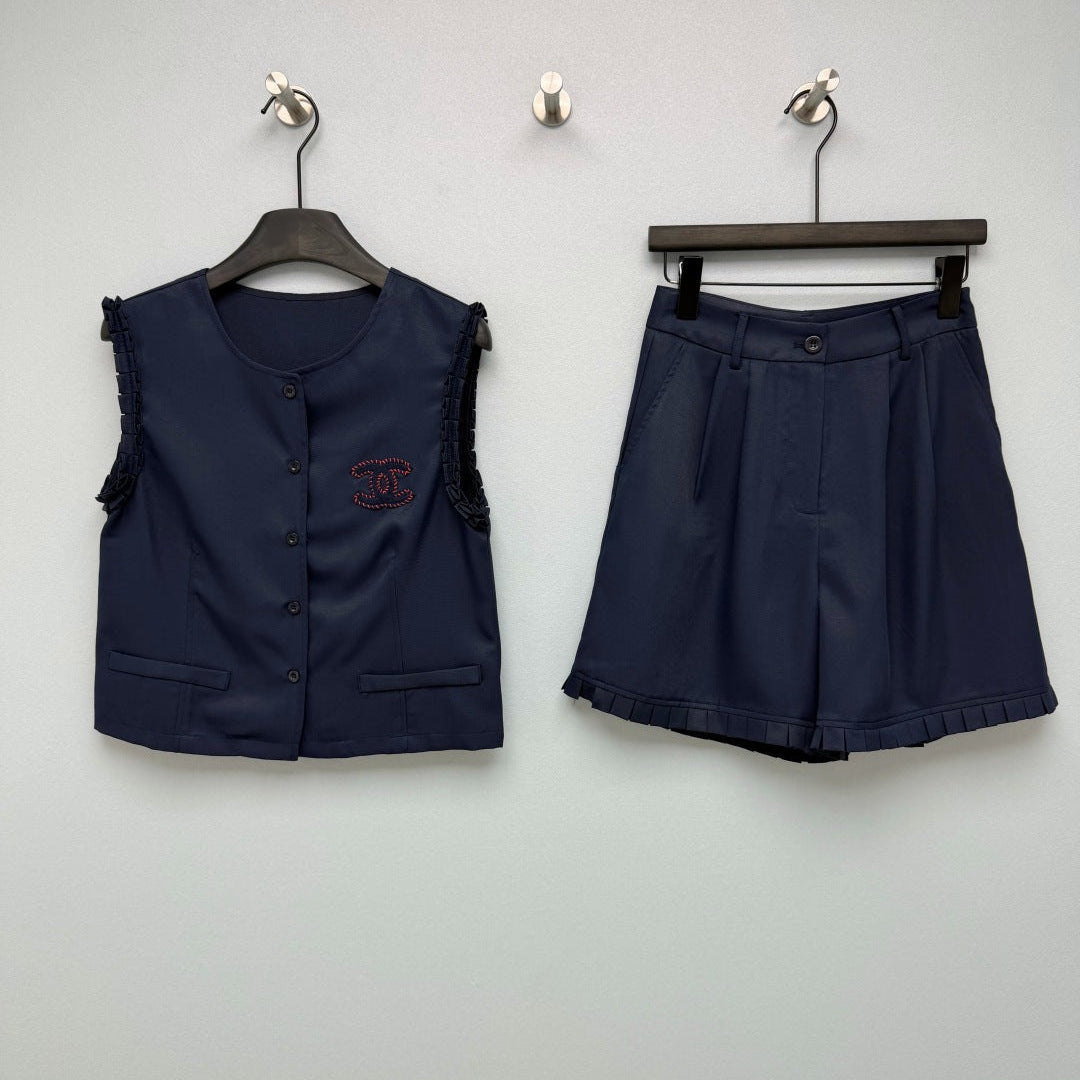 Chanel 26s Vest Top & Shorts Set Style 1175
