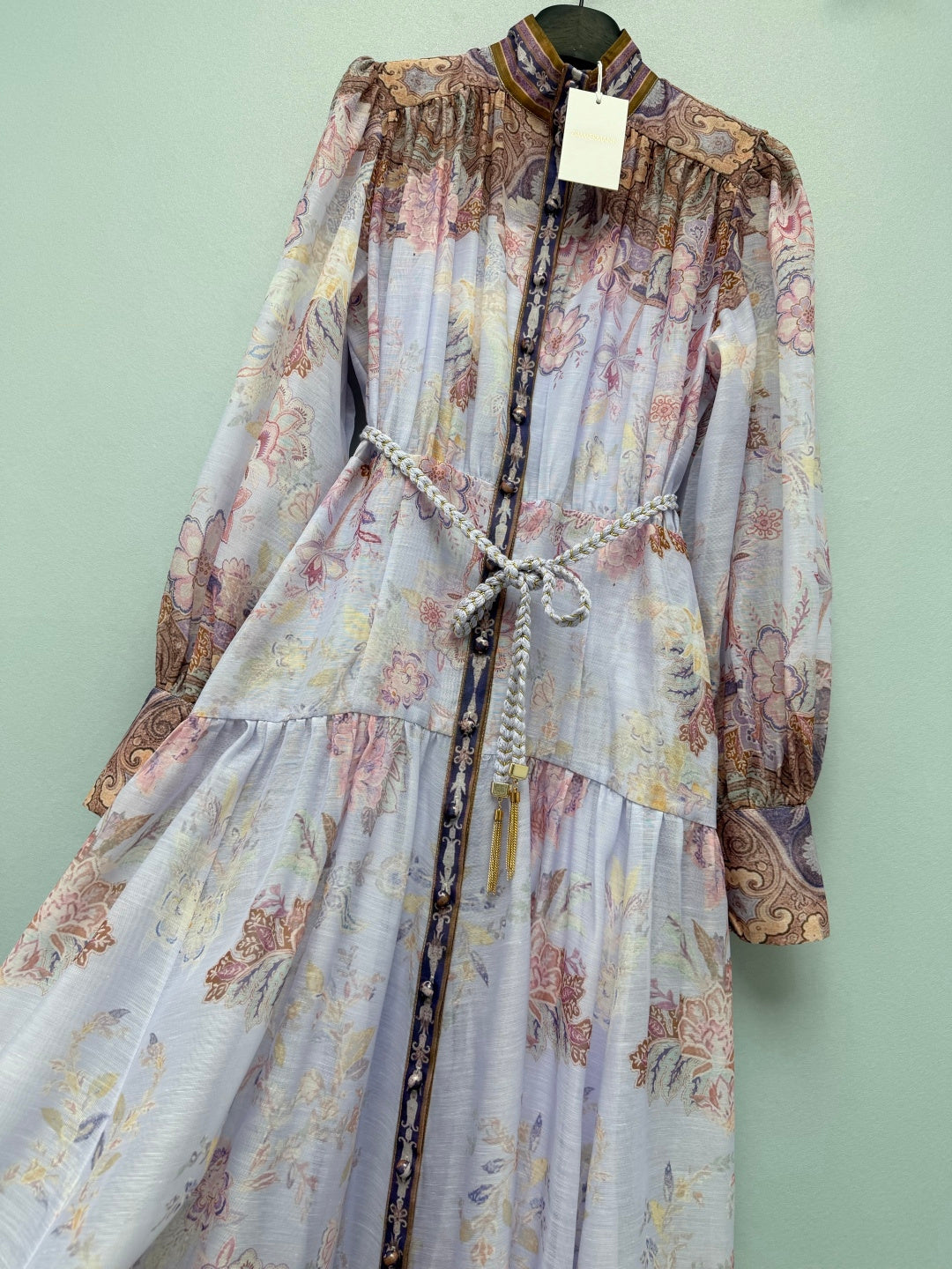 Zimmermann Retro Paisley Print Dress 394335