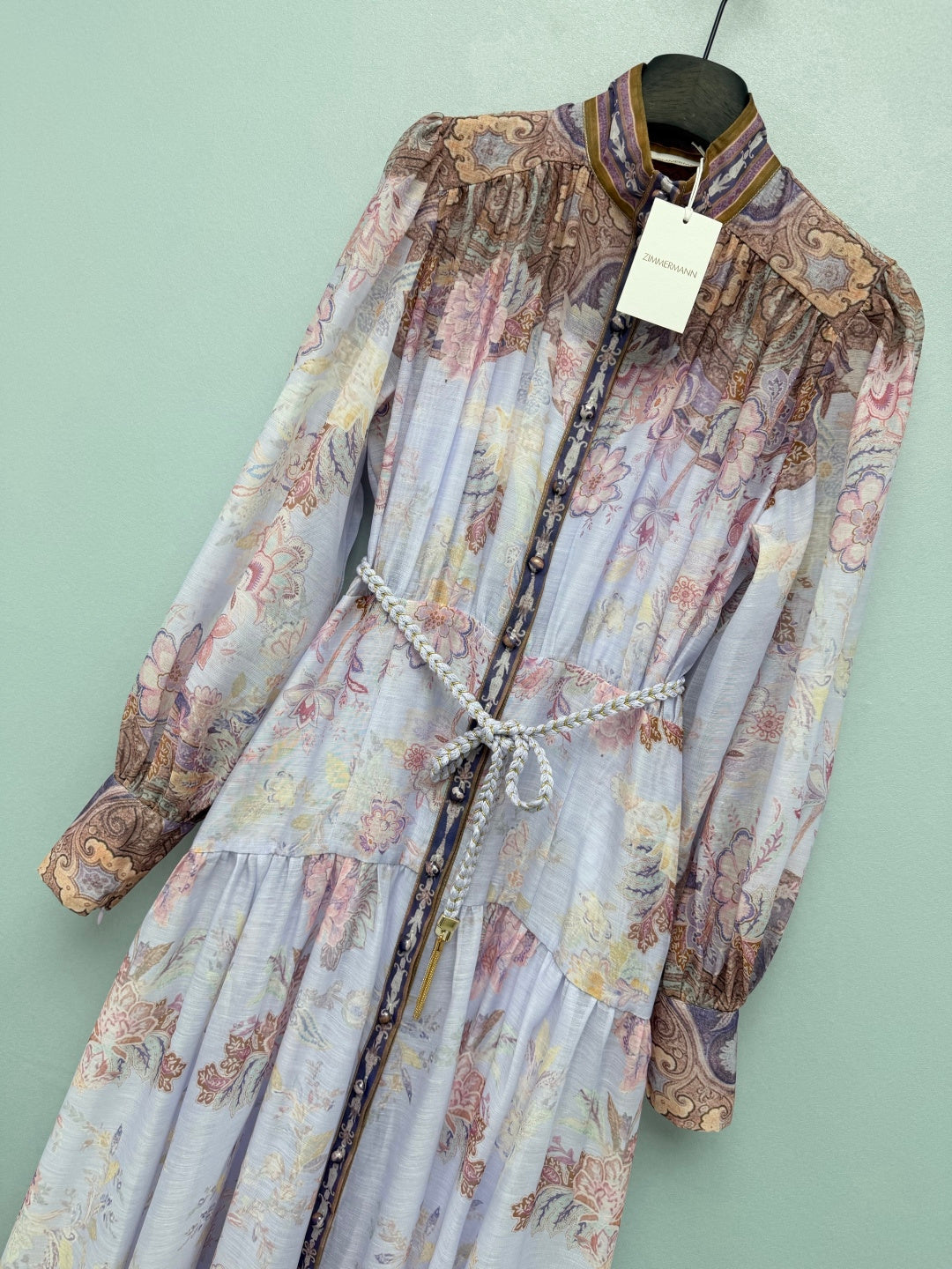 Zimmermann Retro Paisley Print Dress 394335