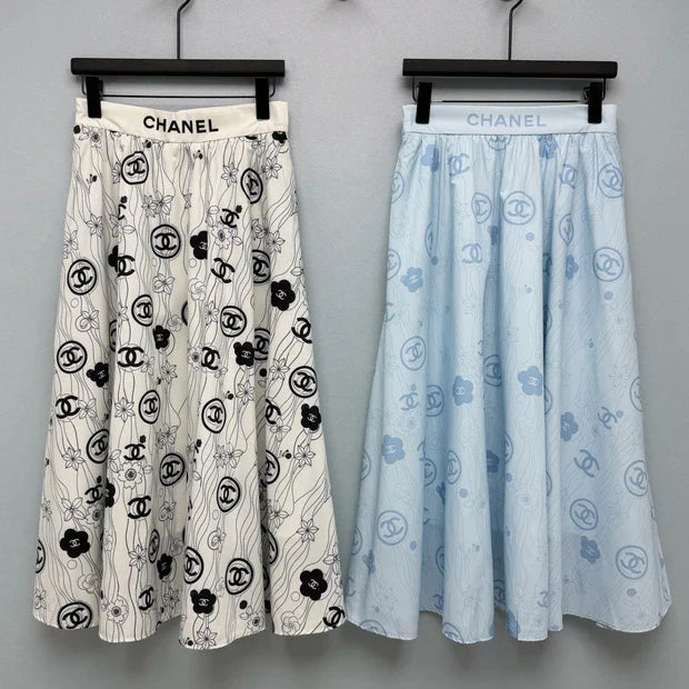 Chanel 2026 Midi Skirt Cotton 399372