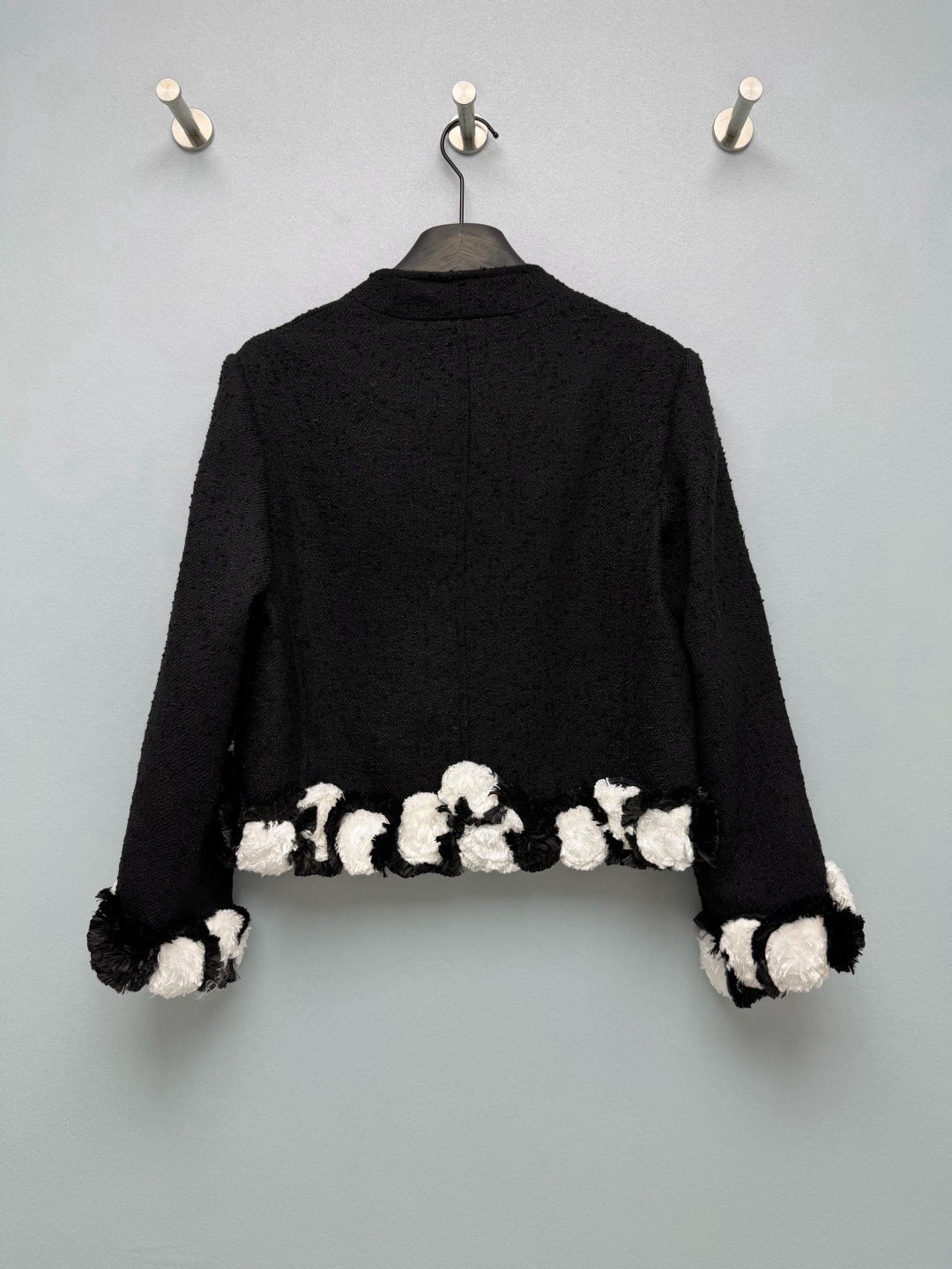 CC 26s Spring Summer 2026 Jacket Black White Cotton