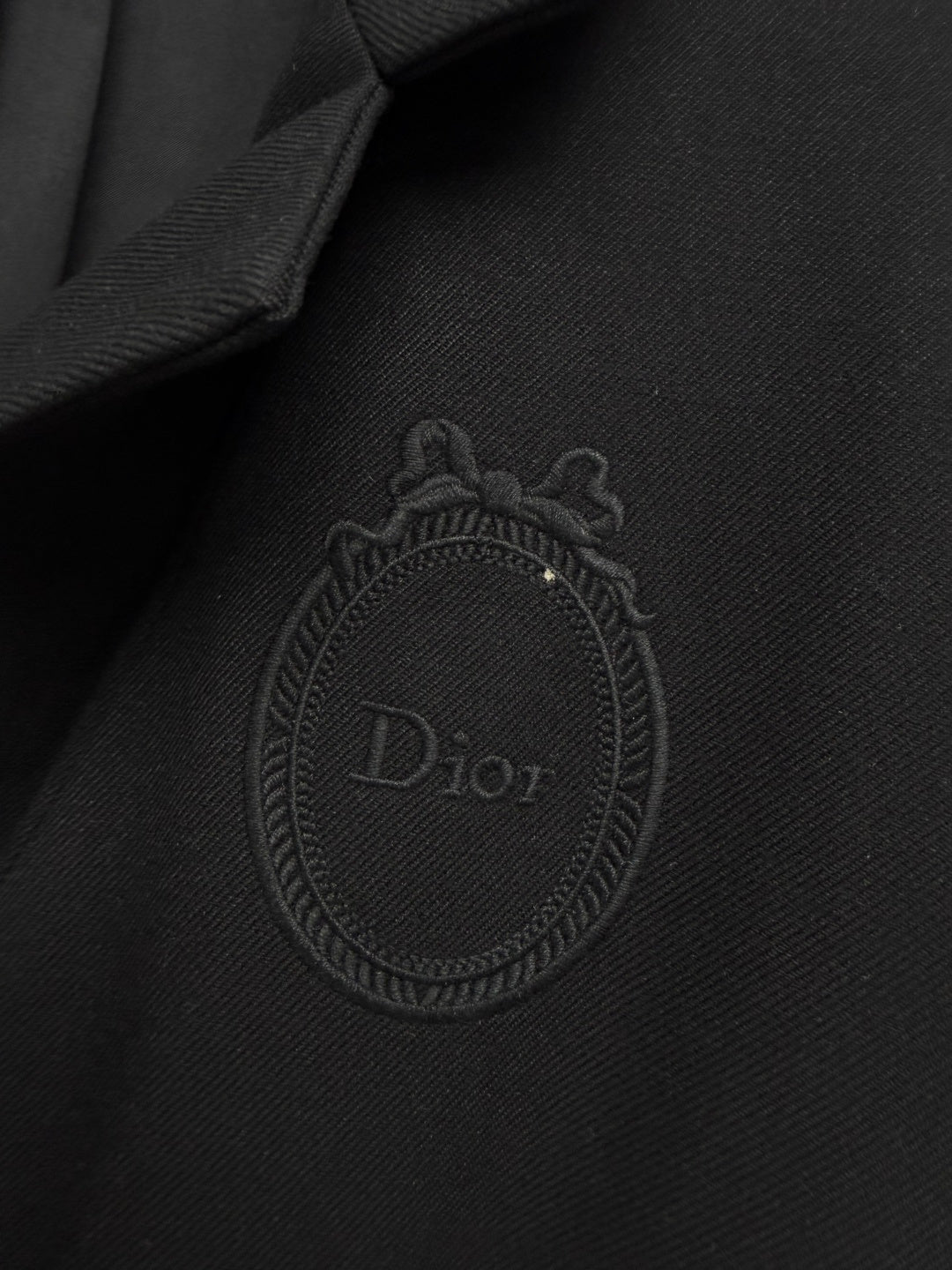CD 26s Embroidered Casual Blazer Black Wool Polyeste 421380
