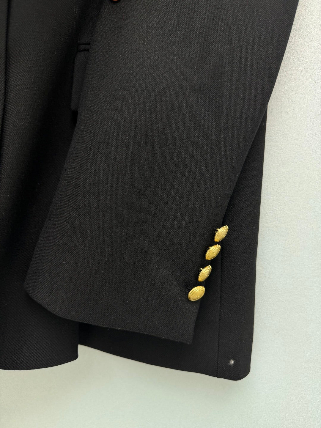 CD 26s Embroidered Casual Blazer Black Wool Polyeste 421380