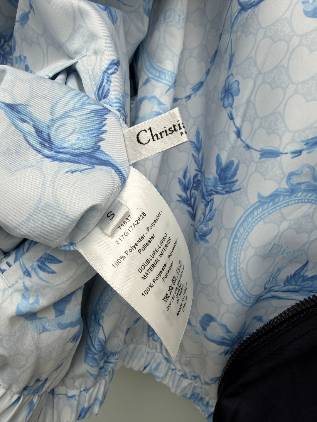 CD 26s Reversible Jacket Blue White Polyester 425180