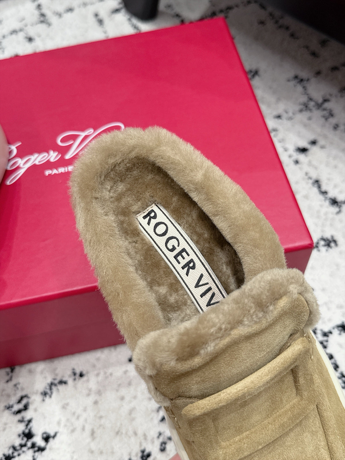 RV 26s Viv' Up Mules 4cm Beige Suede 120988
