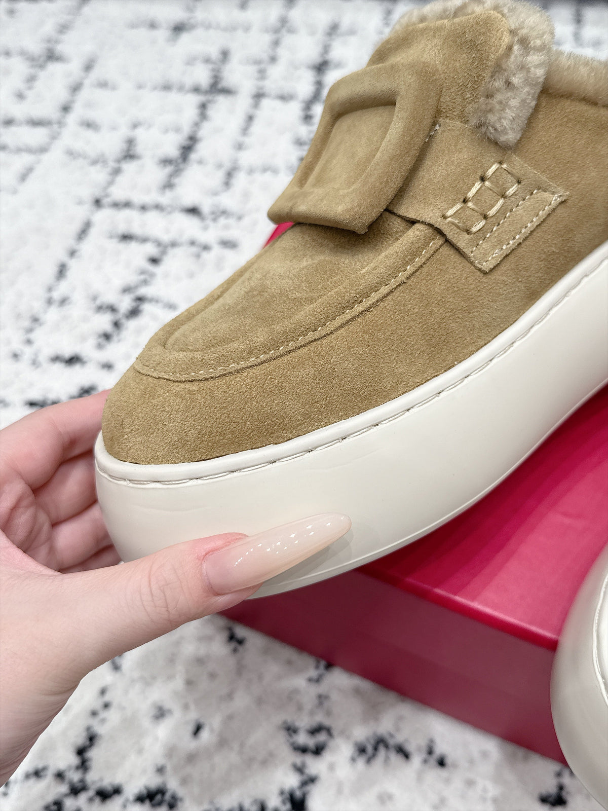 RV 26s Viv' Up Mules 4cm Beige Suede 120988