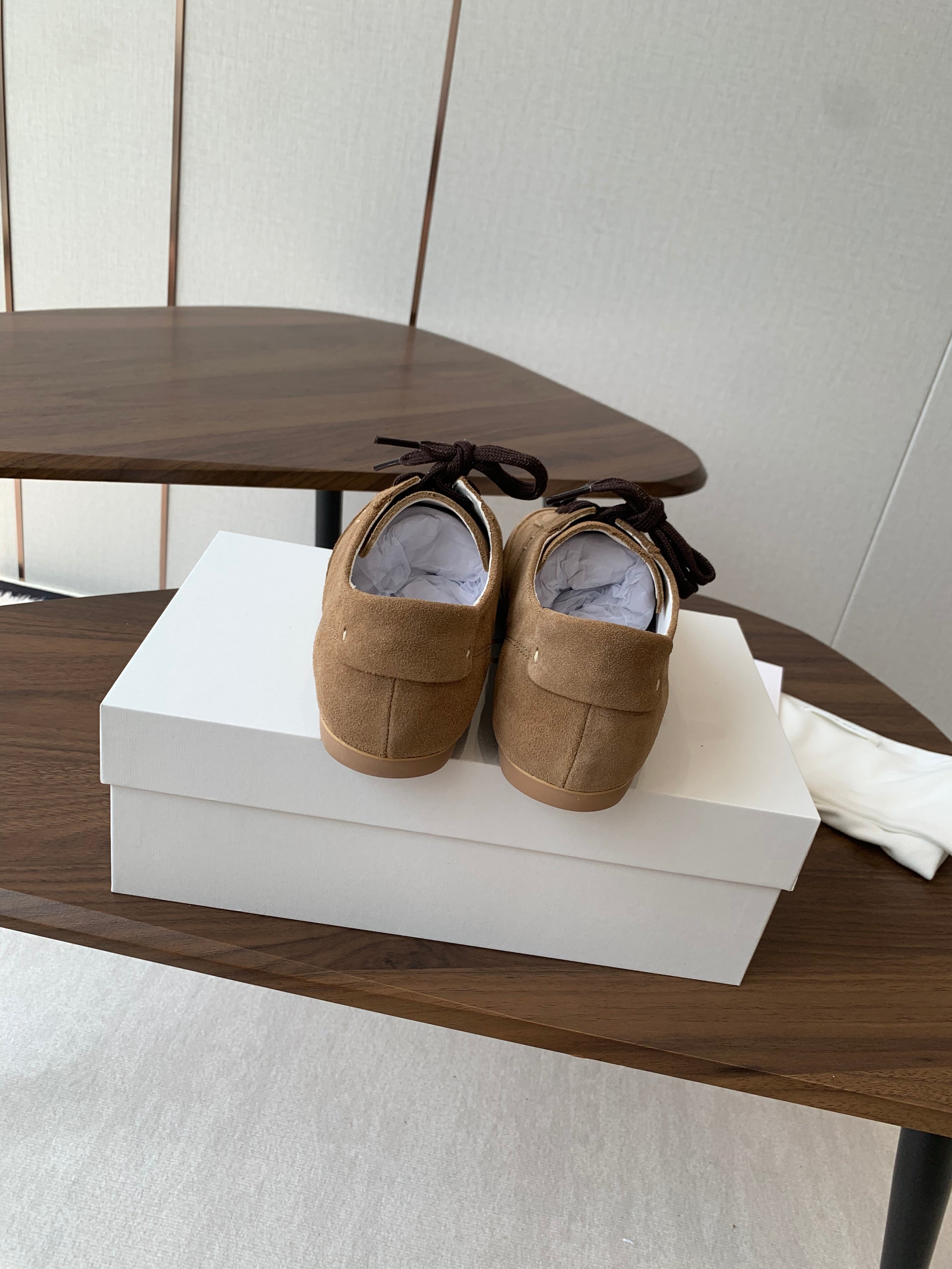 The Row Sneakers Brown  Cow Suede 334525