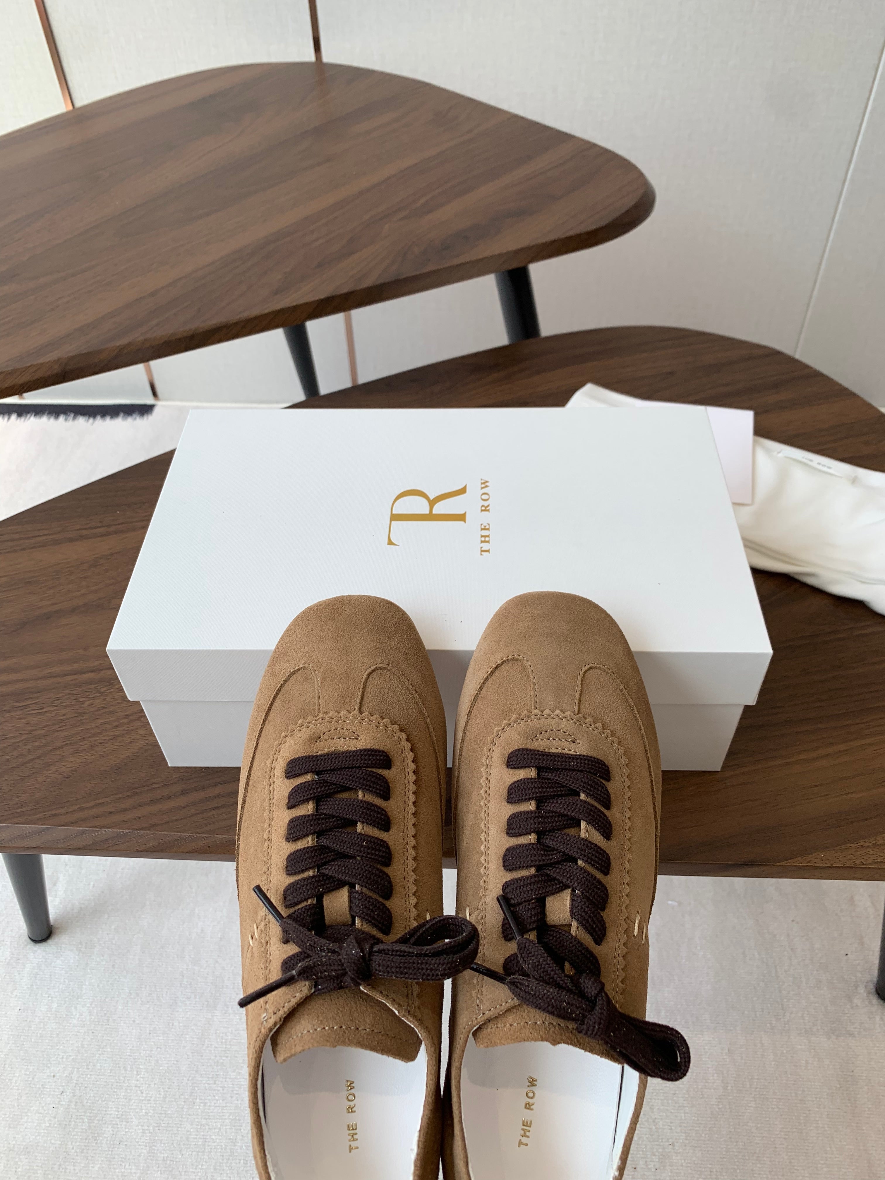 The Row Sneakers Brown  Cow Suede 334525