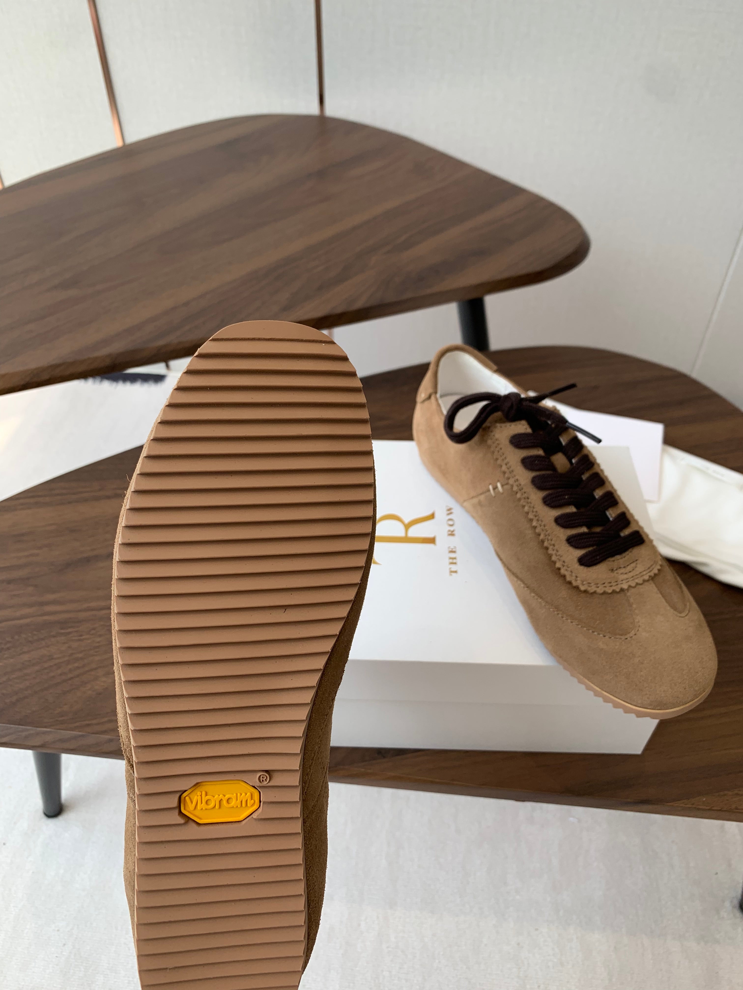 The Row Sneakers Brown  Cow Suede 334525
