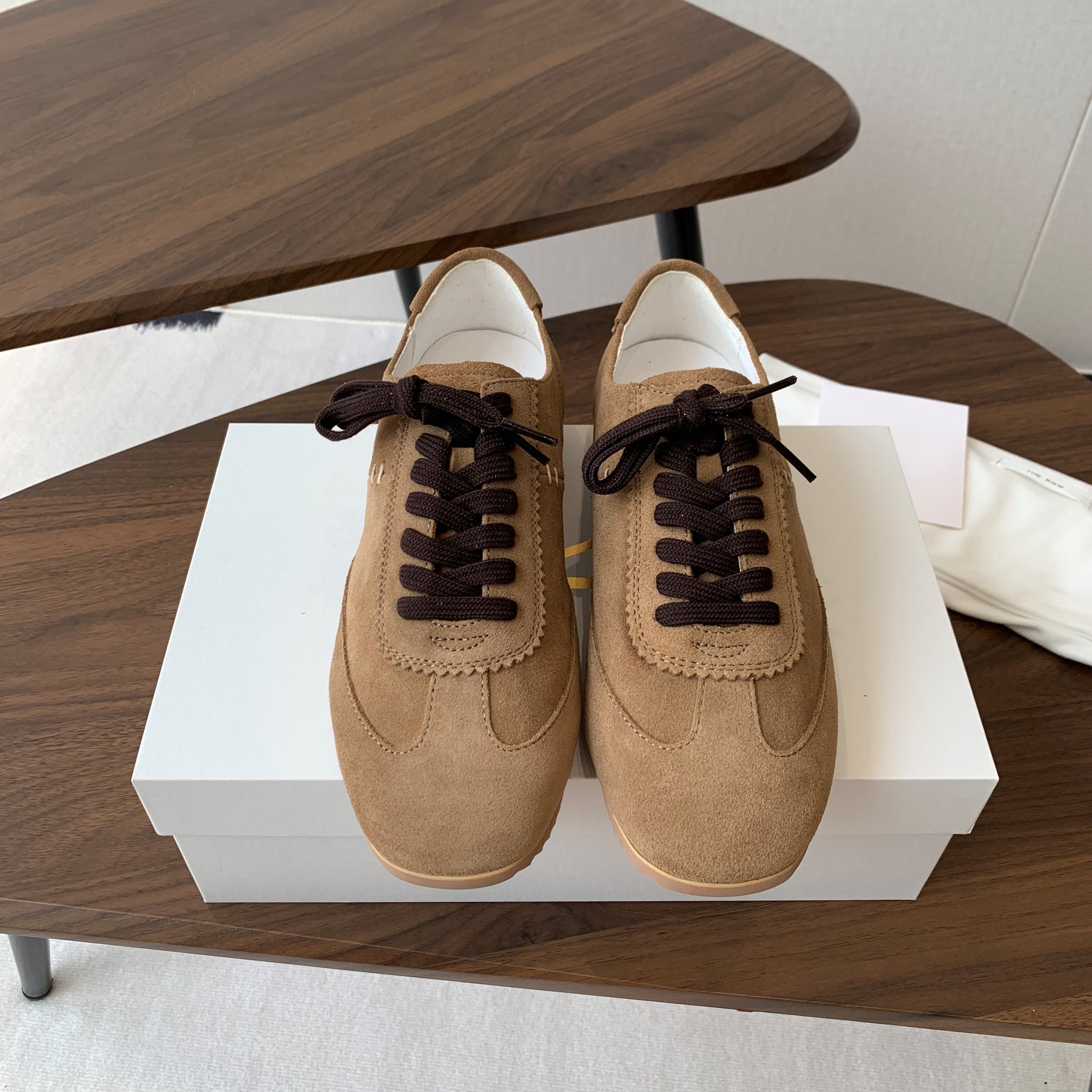 The Row Sneakers Brown  Cow Suede 334525