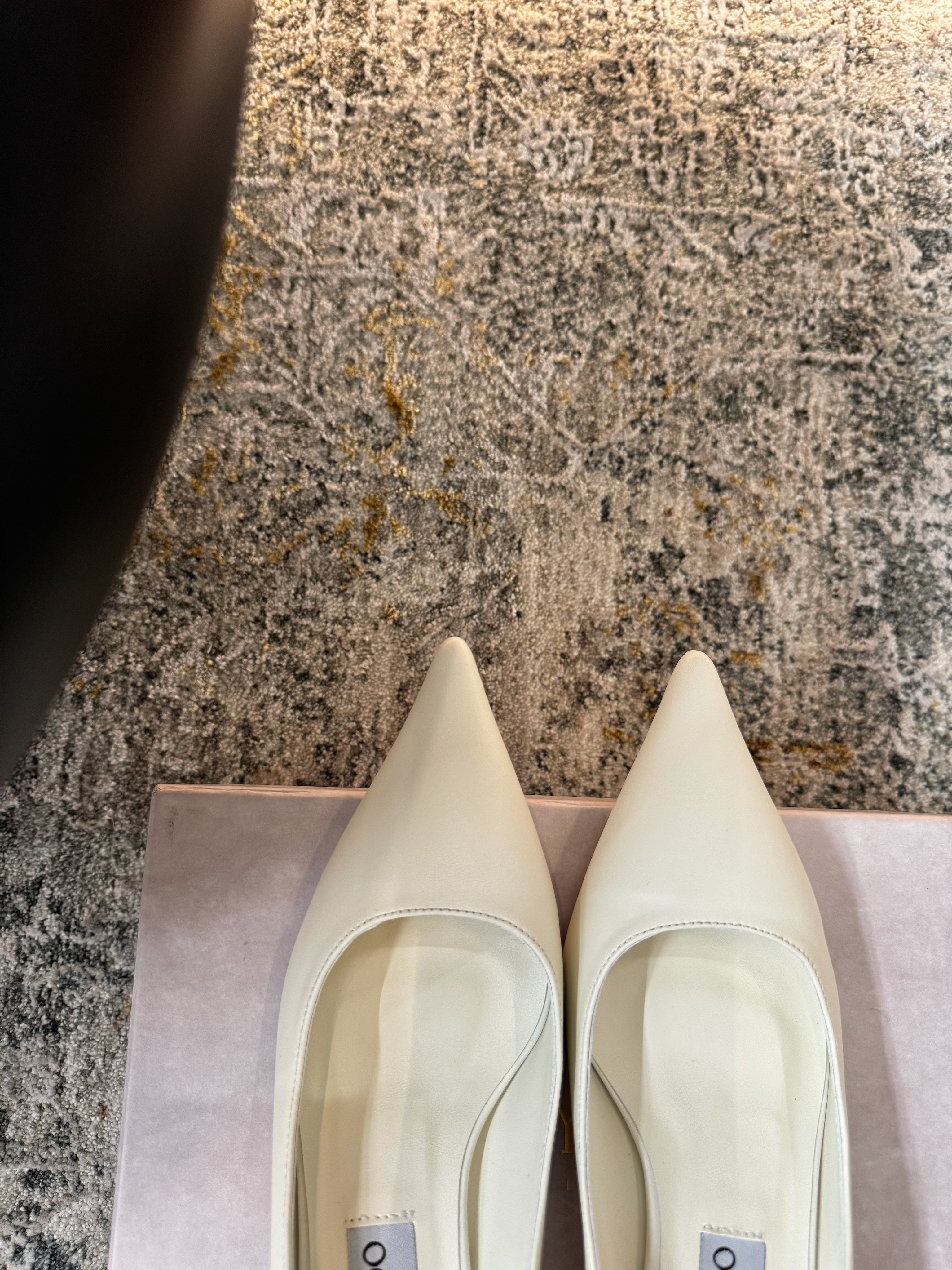 Jimmy Amelia Pumps 35mm White Sheepskin 430938