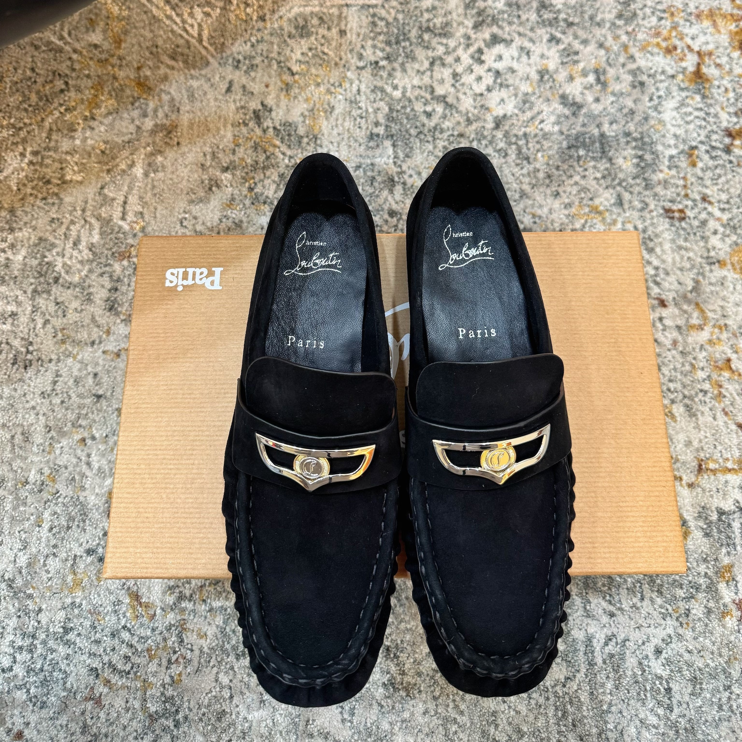 CL Mocallista Loafers Black Suede 637428