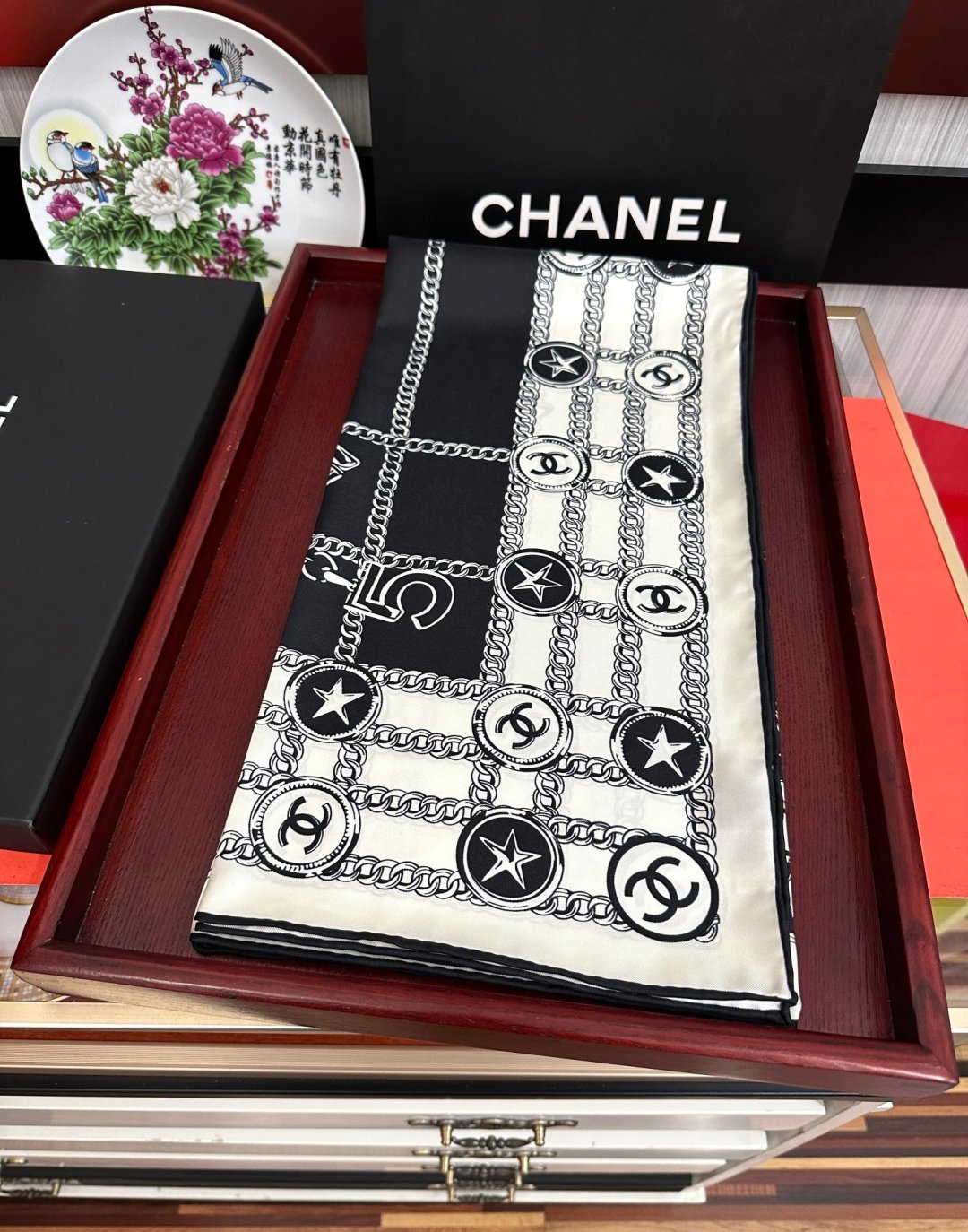 CC Scarf 90x90 Colorful Twill Silk 461769