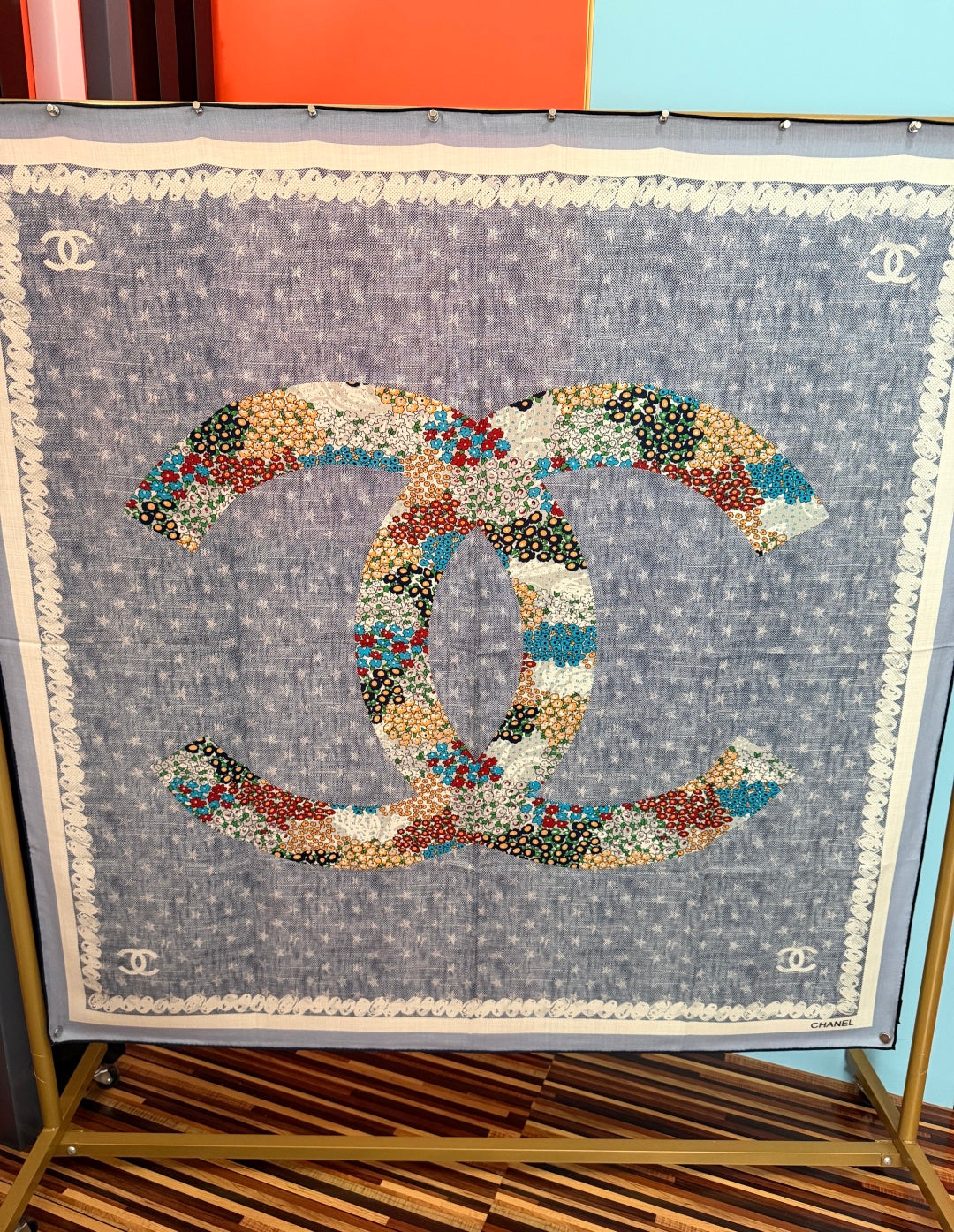 CC 26s Scarf 140 In Cashmere And Silk 521956
