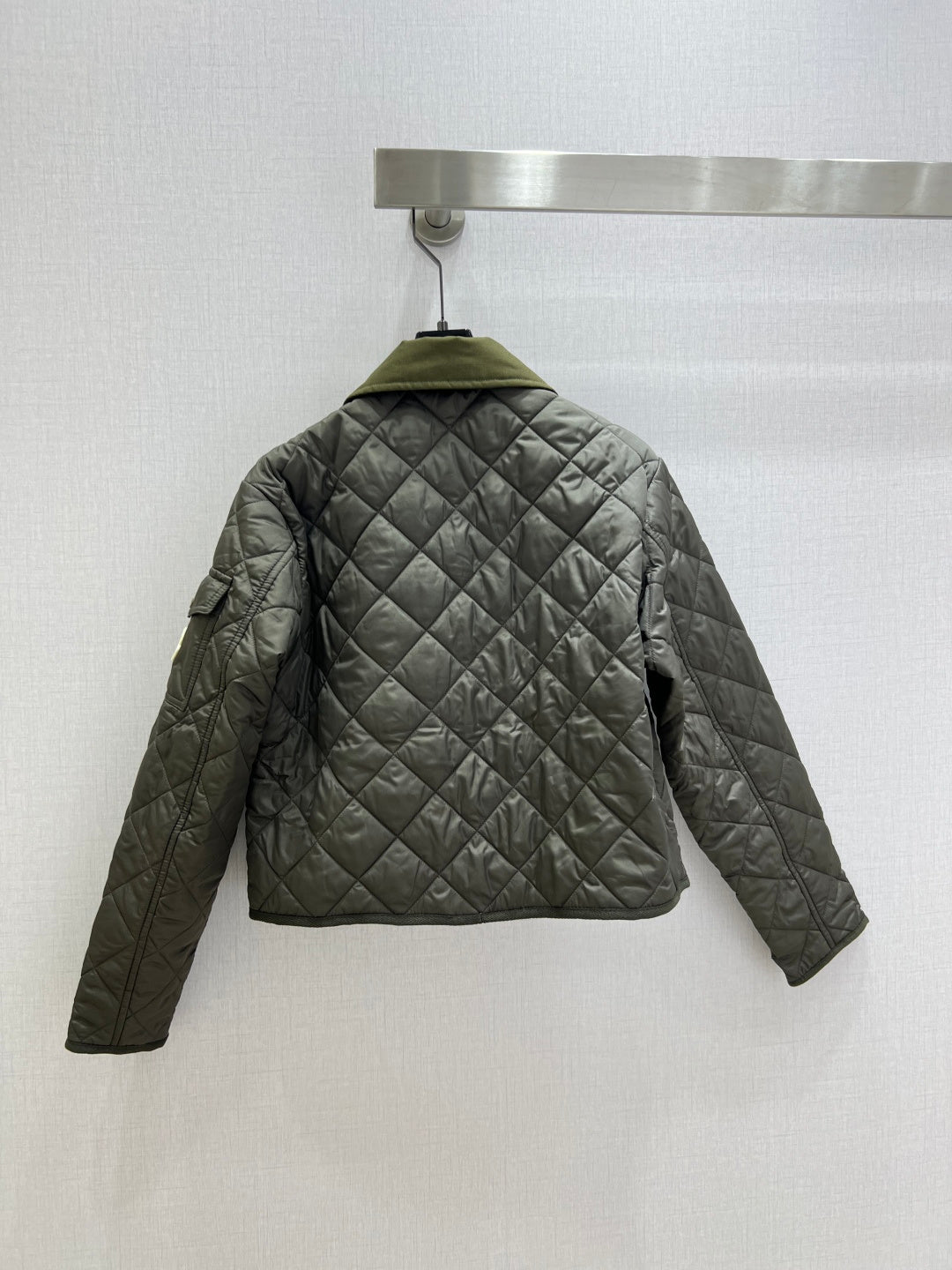 MC Chitre Jacket Olive Green Polyester Fiber