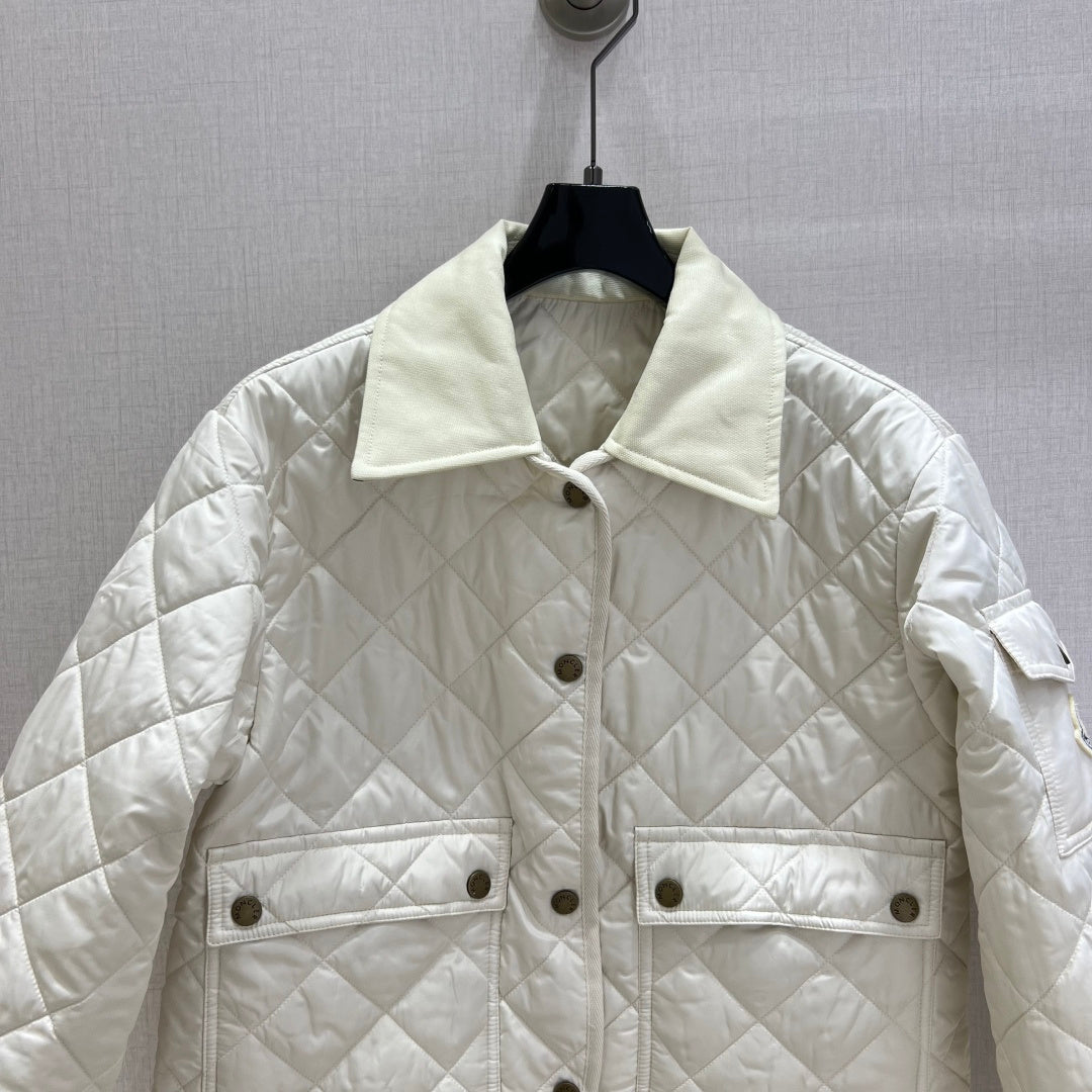 MC Chitre Jacket White Polyester Fiber