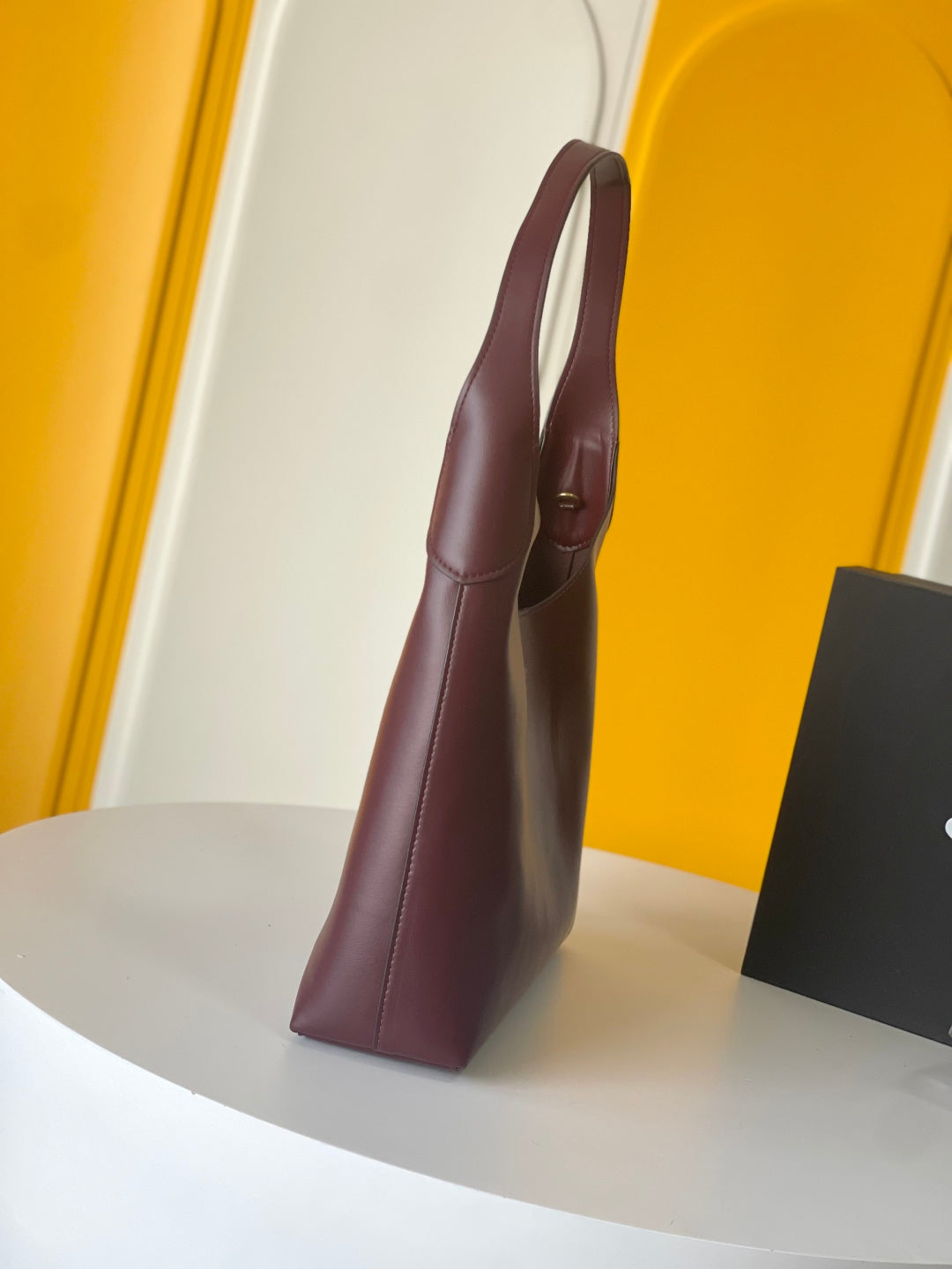 Coach Brooklyn Shoulder Bag 34cm Burgundy Calfskin