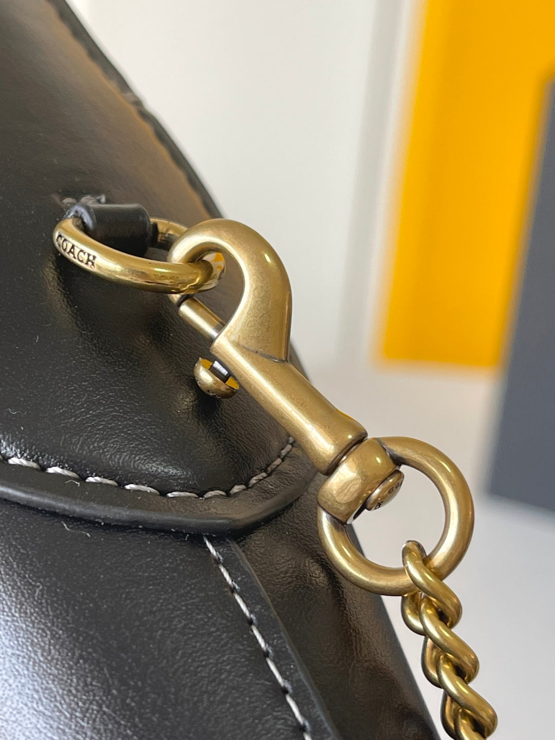 Coach Brooklyn Shoulder Bag 23 Black Calfskin
