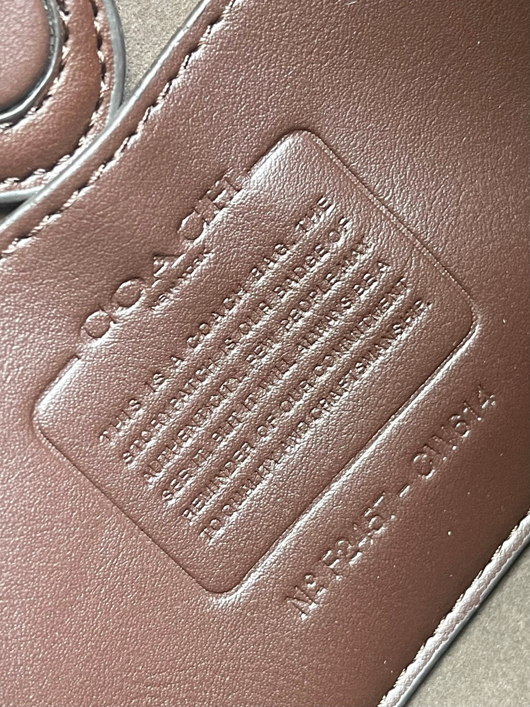 Coach Brooklyn Shoulder Bag 23 Chocolate Calfskin