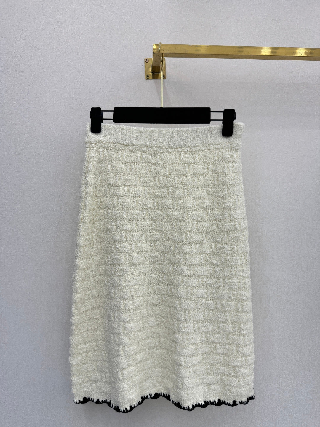 CC 26s Midi Skirt White Cotton Silk 363532
