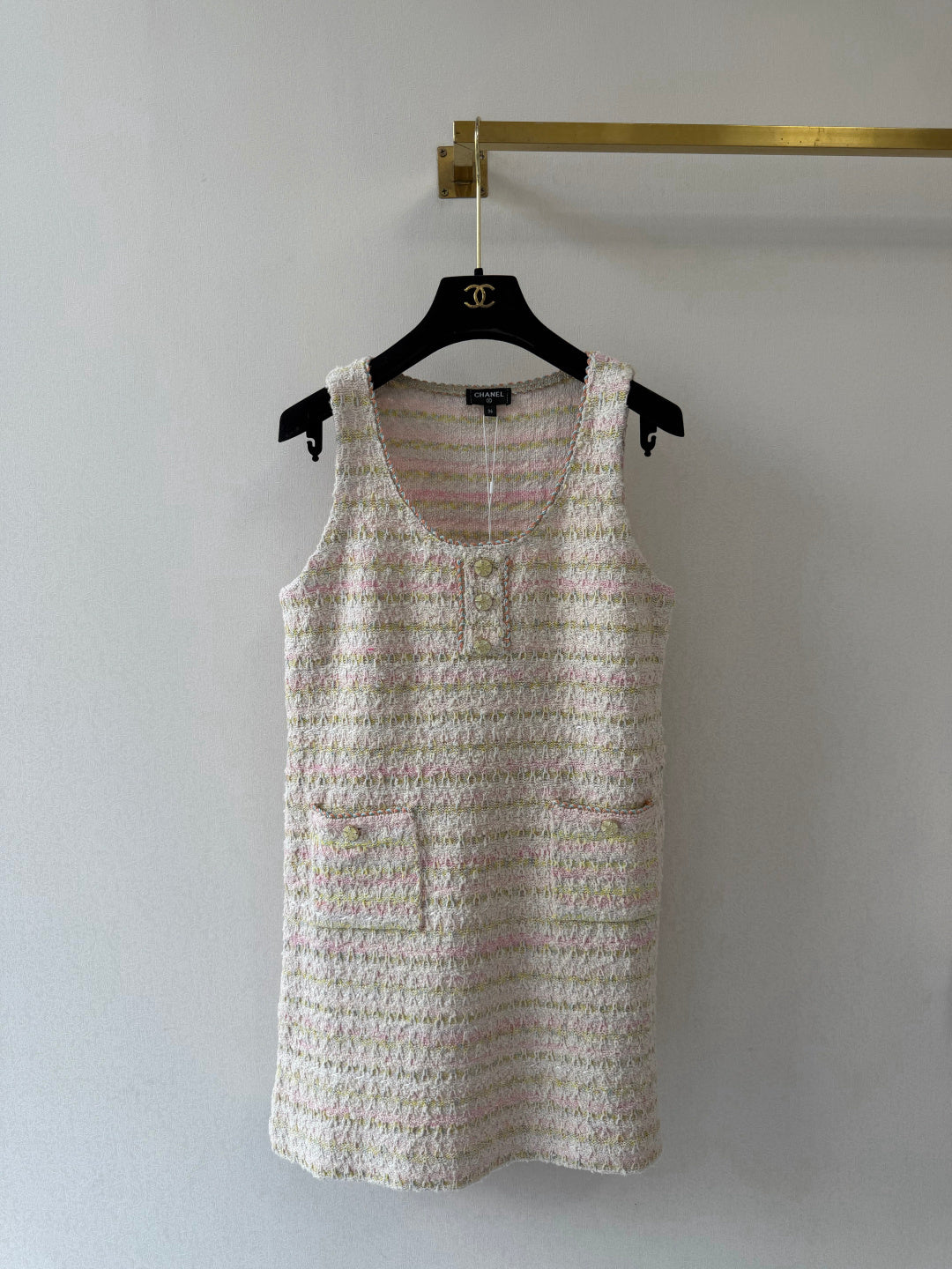 CC 26s Vest Dress Colorful Wool Nylon 424749