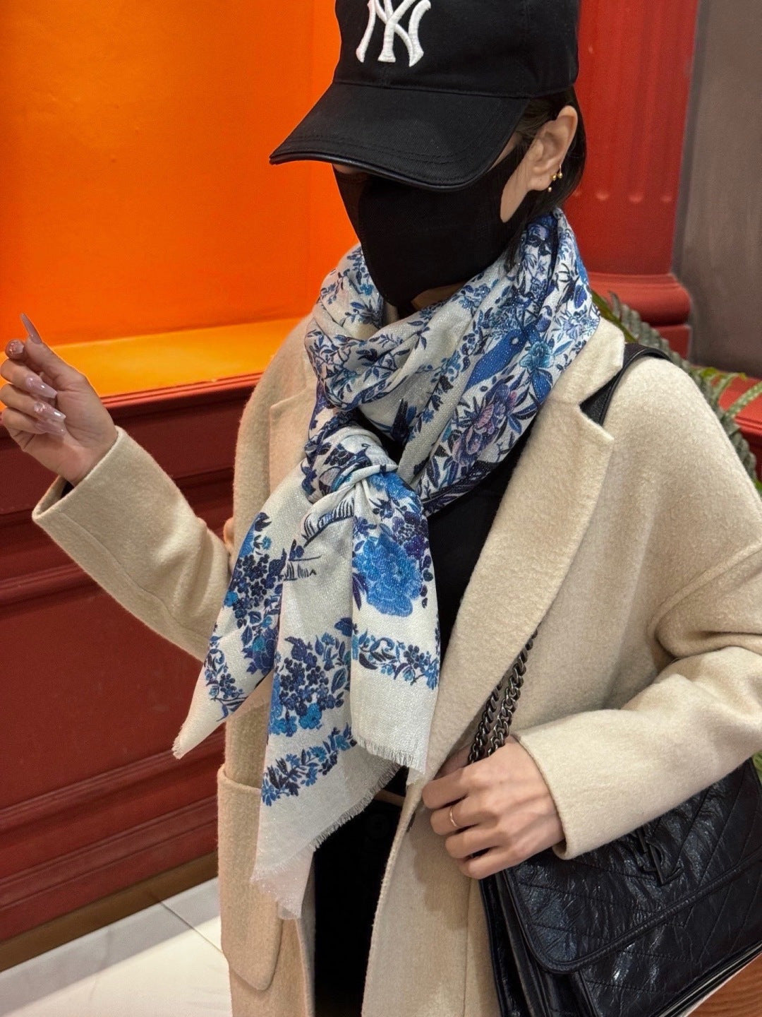 Dior 26s Scarf 140cm Silk & Cashmere 300232