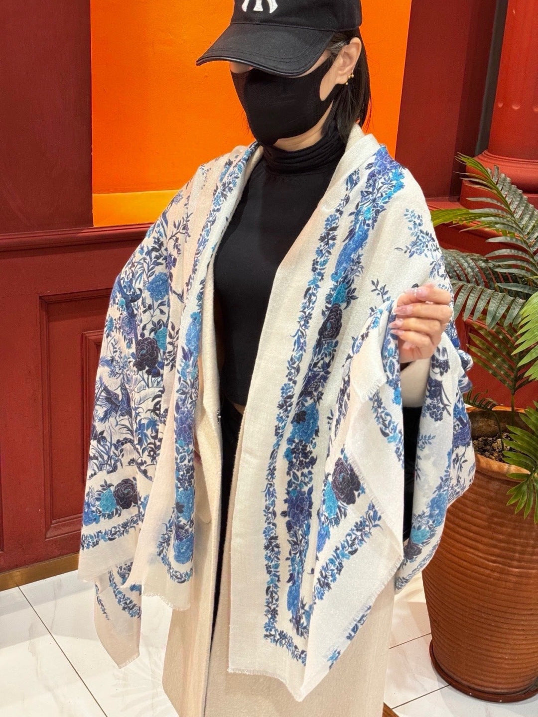 Dior 26s Scarf 140cm Silk & Cashmere 300232