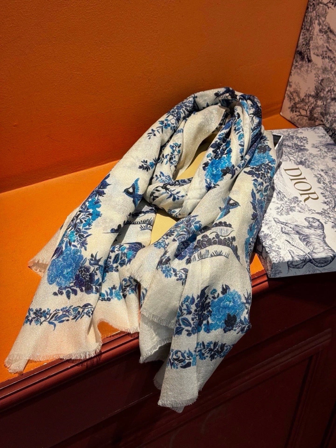 Dior 26s Scarf 140cm Silk & Cashmere 300232