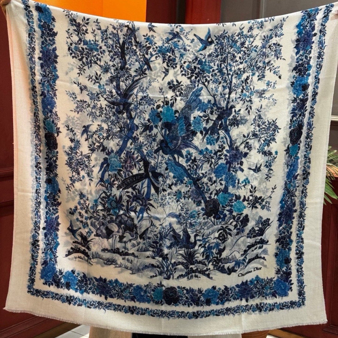 Dior 26s Scarf 140cm Silk & Cashmere 300232